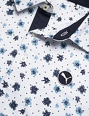 PUMA Golf - Cloudspun Floral Polo - polo marškinėliai trumpomis rankovėmis - white glow-zen blue - 2