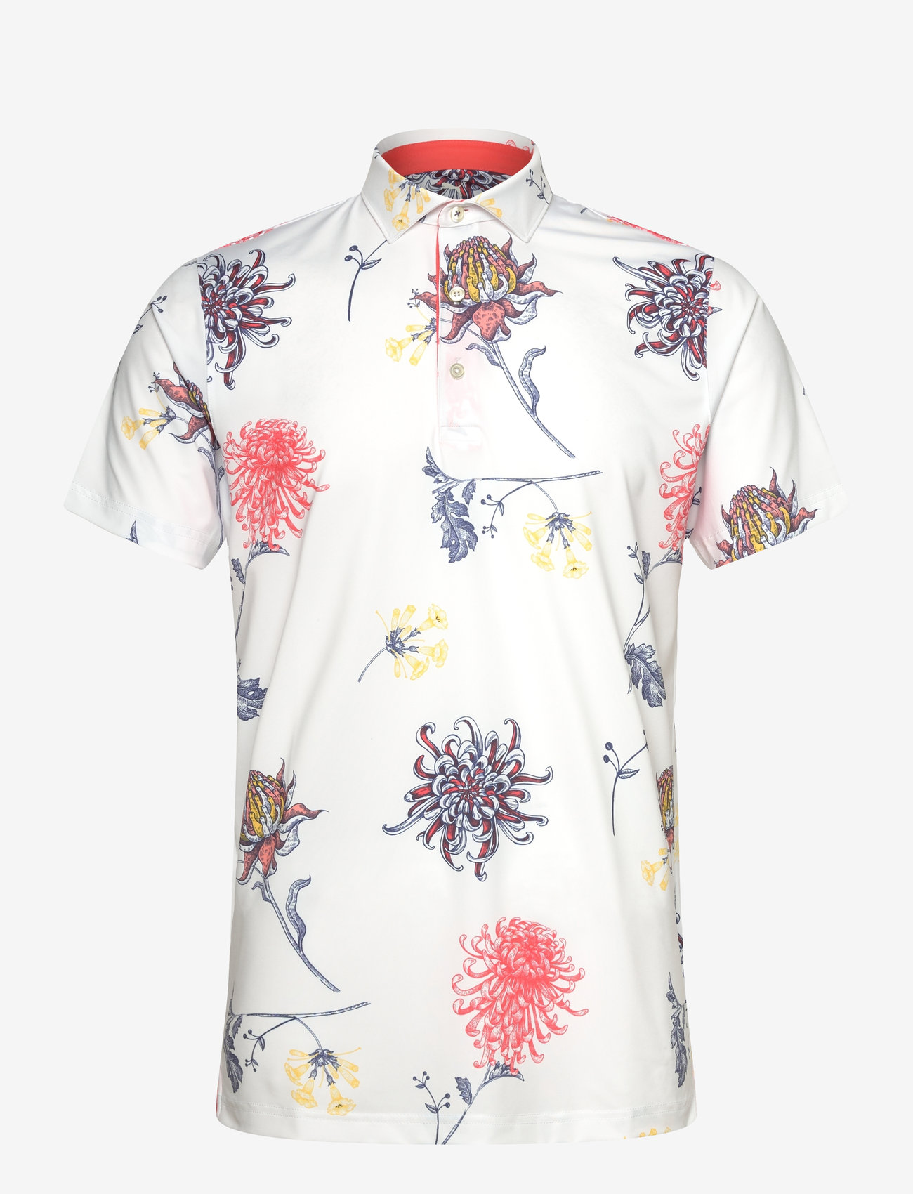 PUMA Golf - MATTR Dahlia Polo - toppe & t-shirts - white glow-peach frost - 0