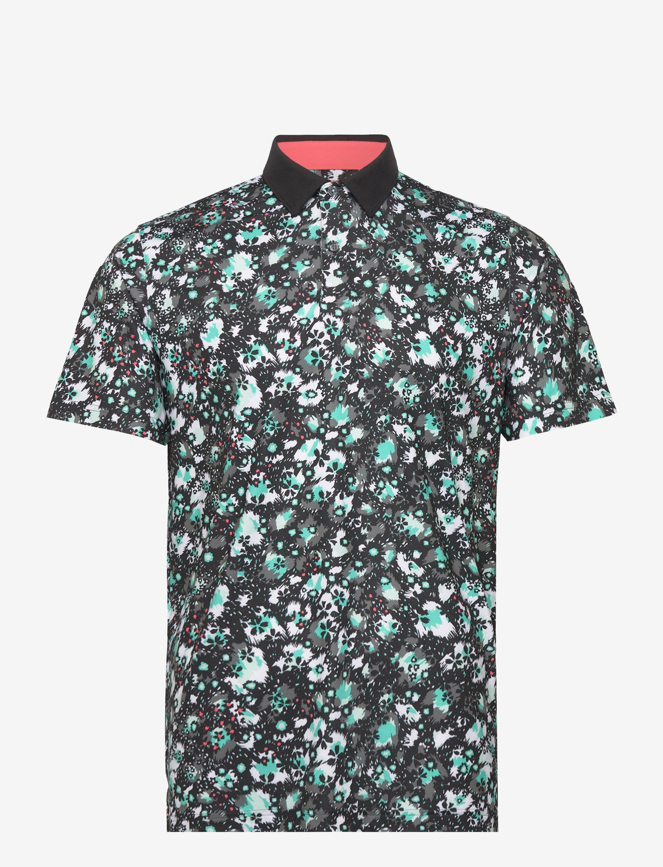 PUMA Golf - Cloudspun Abstract Camo Polo - lühikeste varrukatega polod - puma black-aquatic - 0