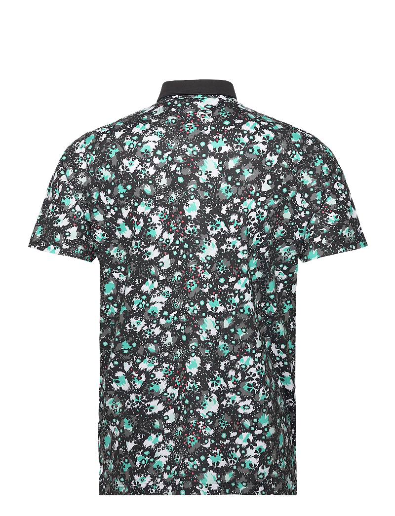 PUMA Golf - Cloudspun Abstract Camo Polo - oberteile & t-shirts - puma black-aquatic - 1