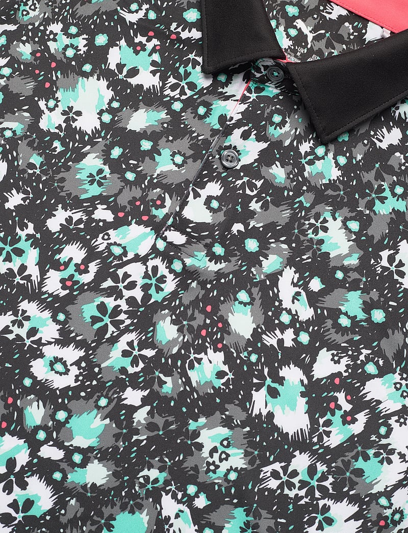 PUMA Golf - Cloudspun Abstract Camo Polo - oberteile & t-shirts - puma black-aquatic - 2