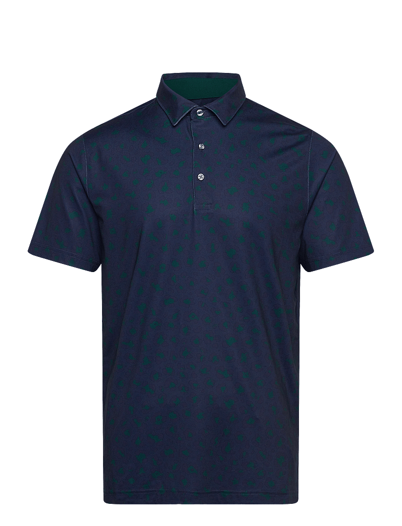 PUMA Golf - Cloudspun Rosette Polo - tops & t-shirts - deep navy-dark myrtle - 0