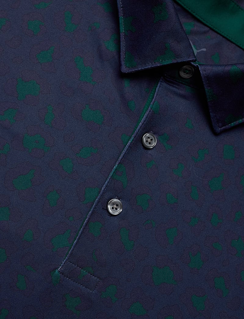 PUMA Golf - Cloudspun Rosette Polo - tops & t-shirts - deep navy-dark myrtle - 2