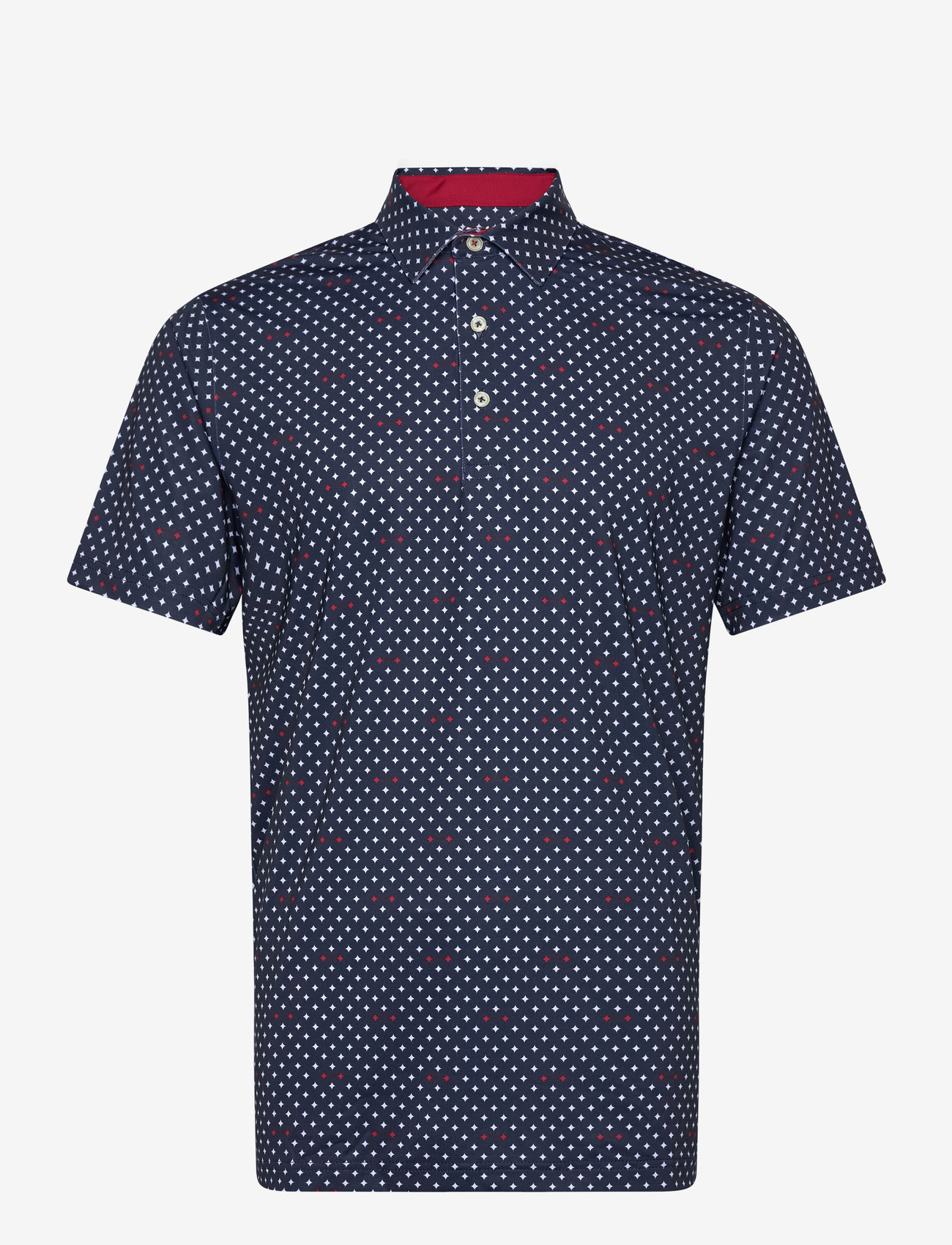 PUMA Golf - MATTR Burgh Polo - oberteile & t-shirts - deep navy-white glow - 0