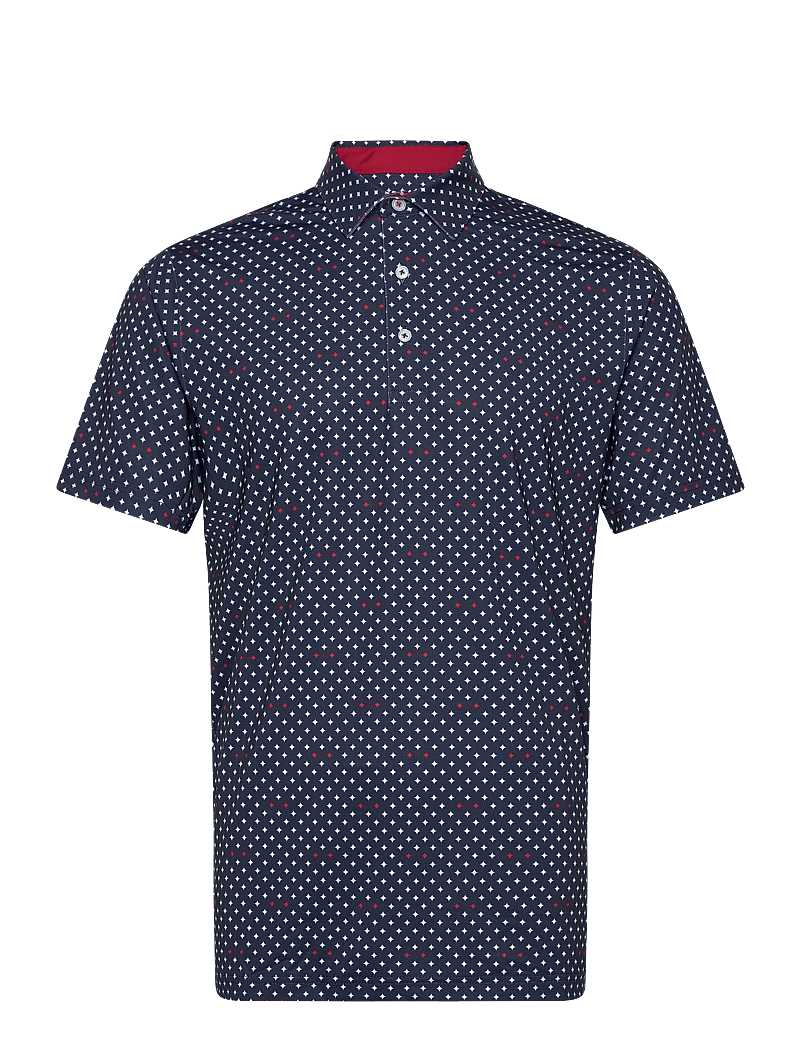 PUMA Golf - MATTR Burgh Polo - oberteile & t-shirts - deep navy-white glow - 0