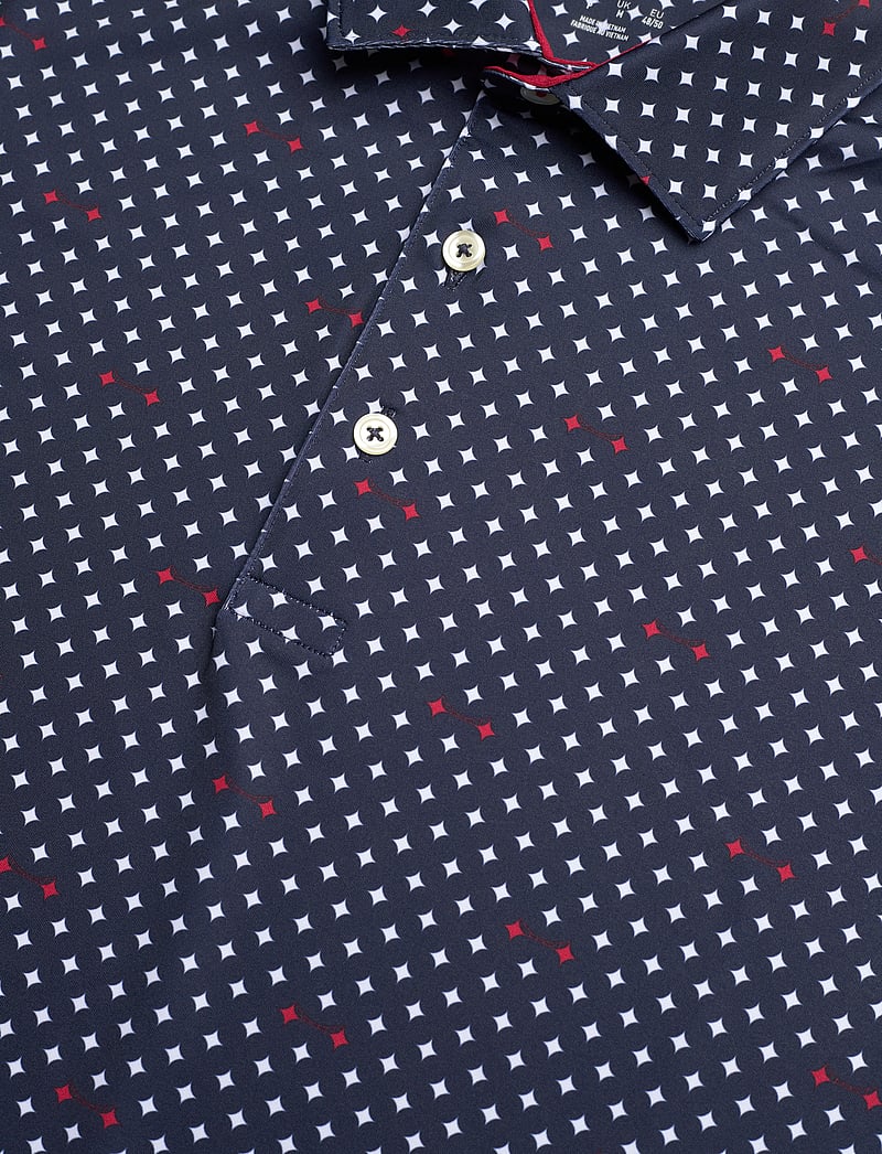 PUMA Golf - MATTR Burgh Polo - oberteile & t-shirts - deep navy-white glow - 2