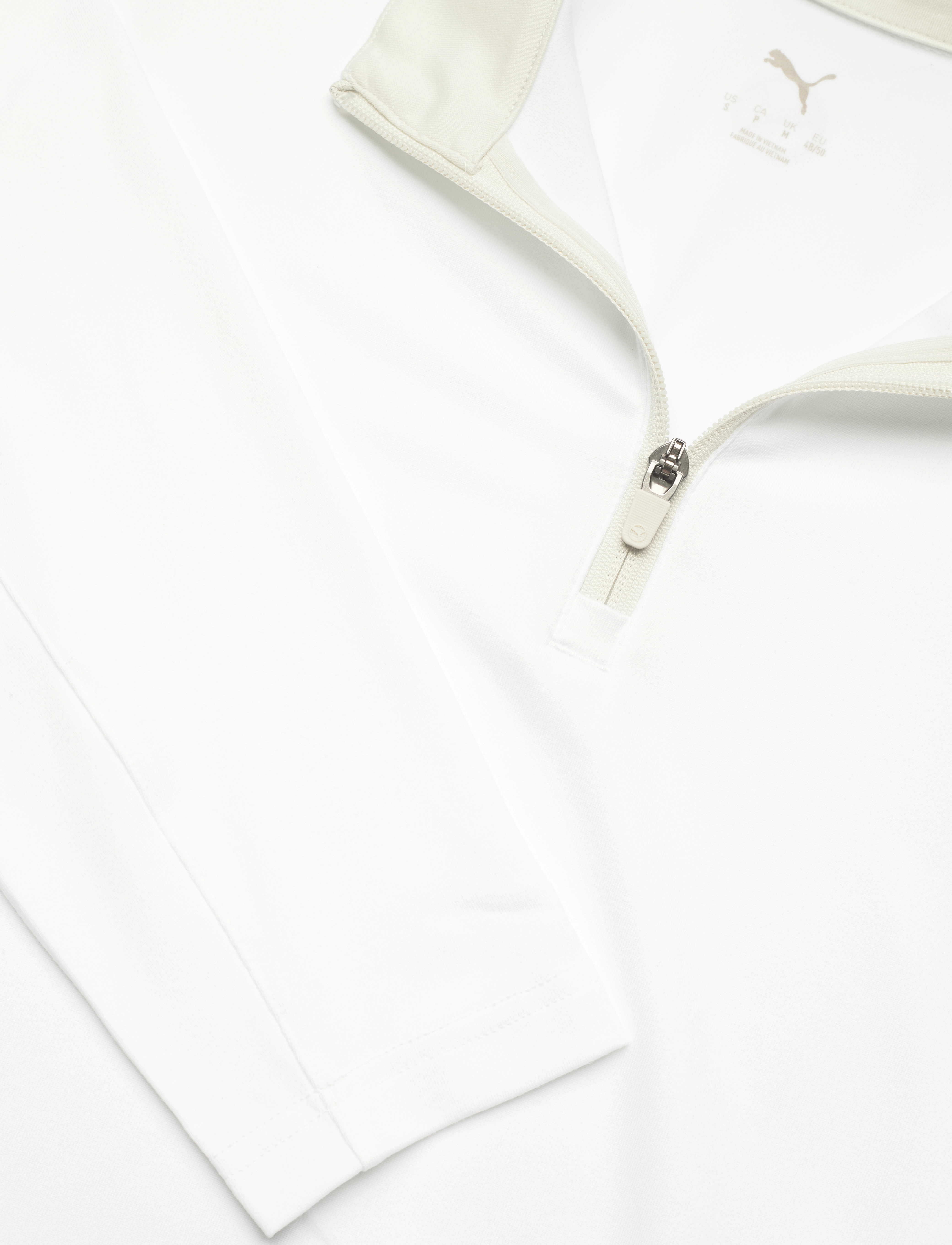 PUMA Golf - Pure 2.0 1/4 Zip - golfijakid - white glow - 2