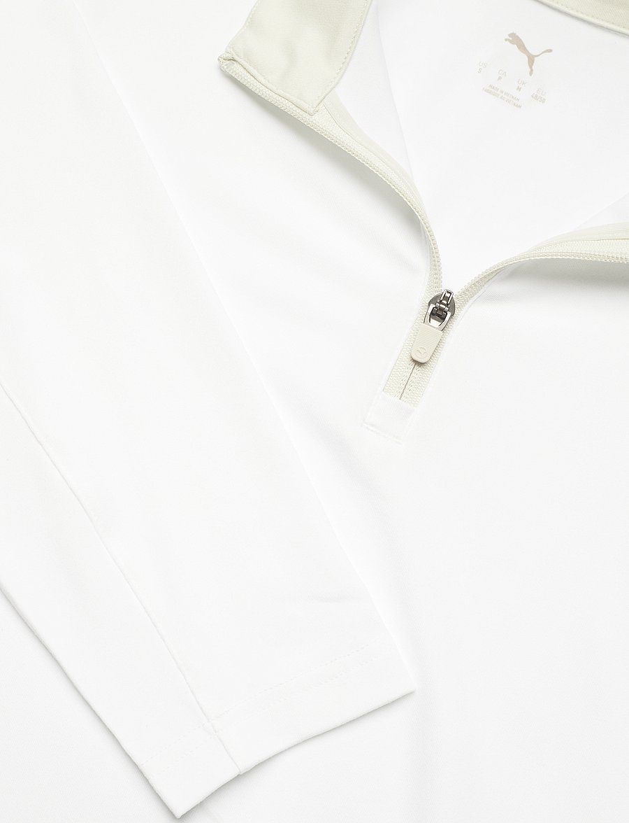 PUMA Golf - Pure 2.0 1/4 Zip - golf-jacken - white glow - 2