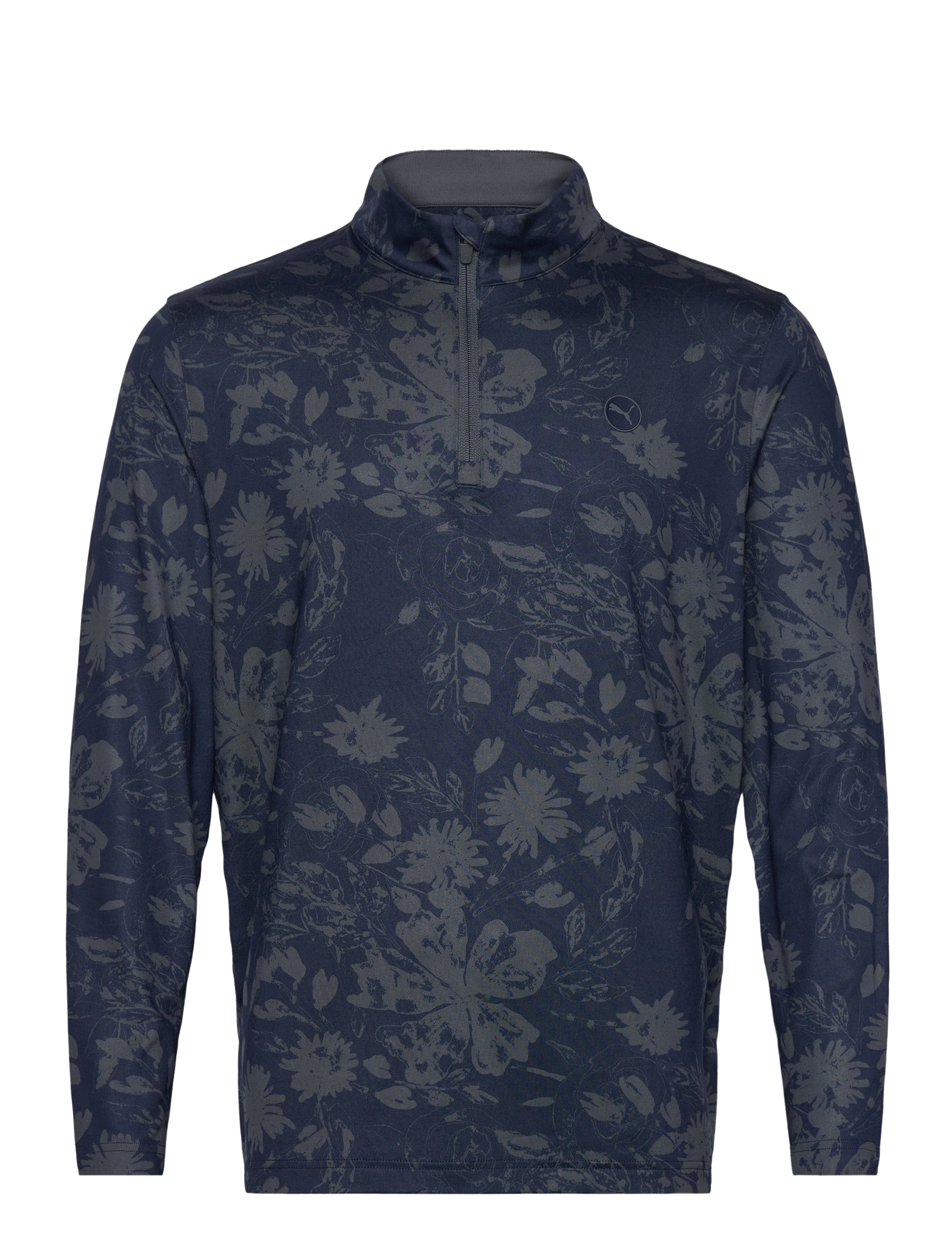 PUMA Golf Pure 2.0 Rose 1/4 Zip - Kläder - DEEP NAVY-STRONG GRAY / navy