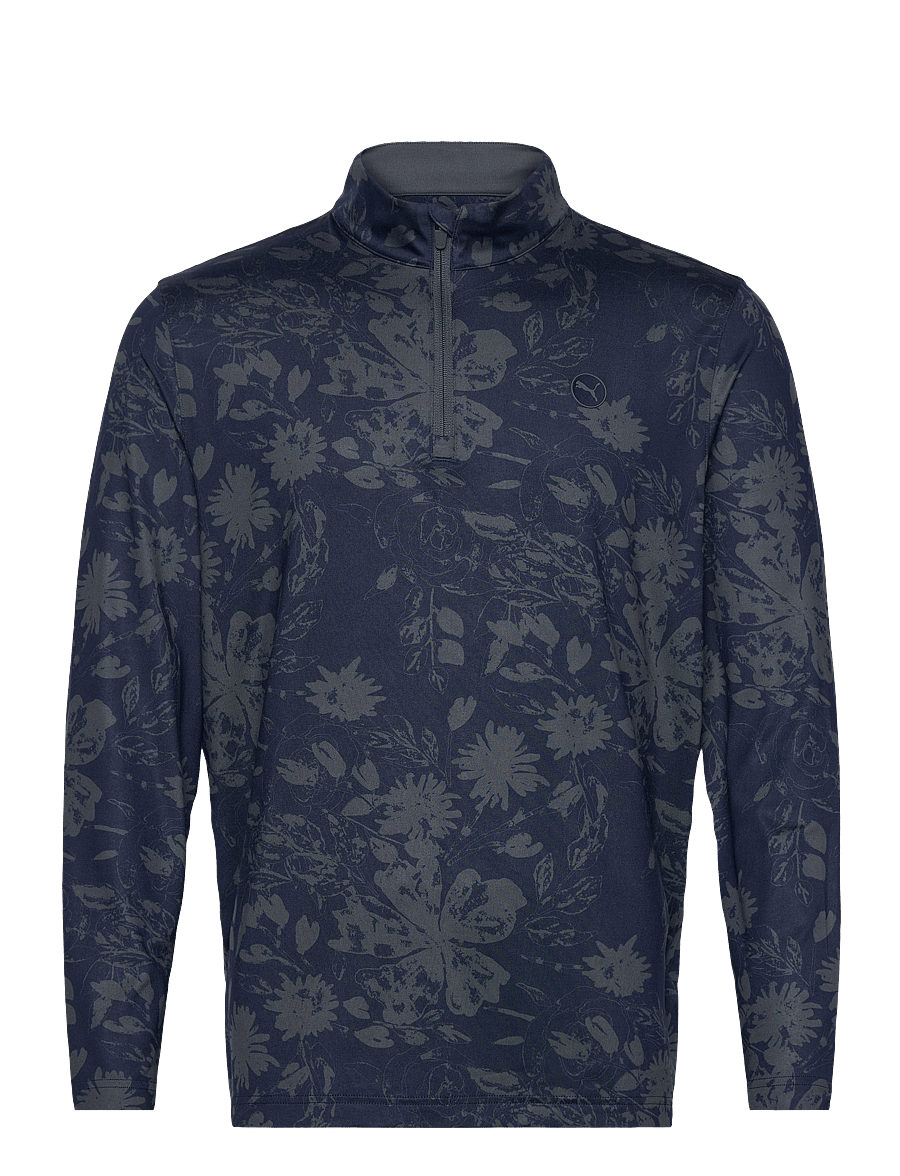 PUMA Golf - Pure 2.0 Rose 1/4 Zip - fleece & midlayer - deep navy-strong gray - 0