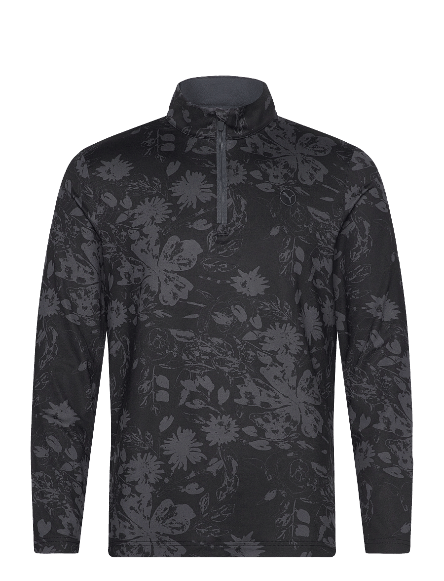 PUMA Golf - Pure 2.0 Rose 1/4 Zip - fleece og mellemlag - puma black-strong gray - 0
