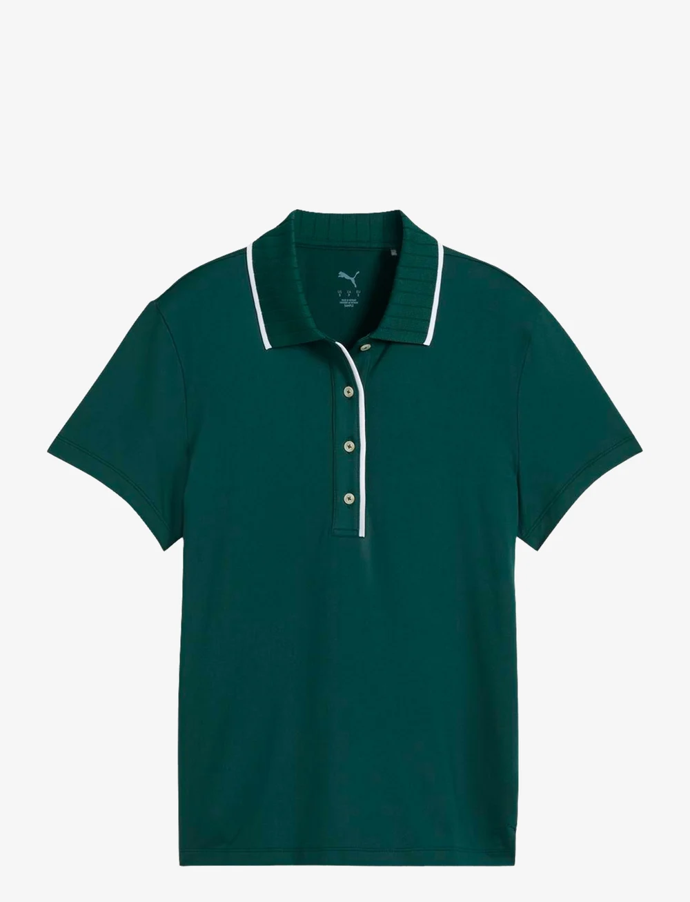 PUMA Golf - W Cloudspun Bridges SS Polo - toppe & t-shirts - dark myrtle - 0