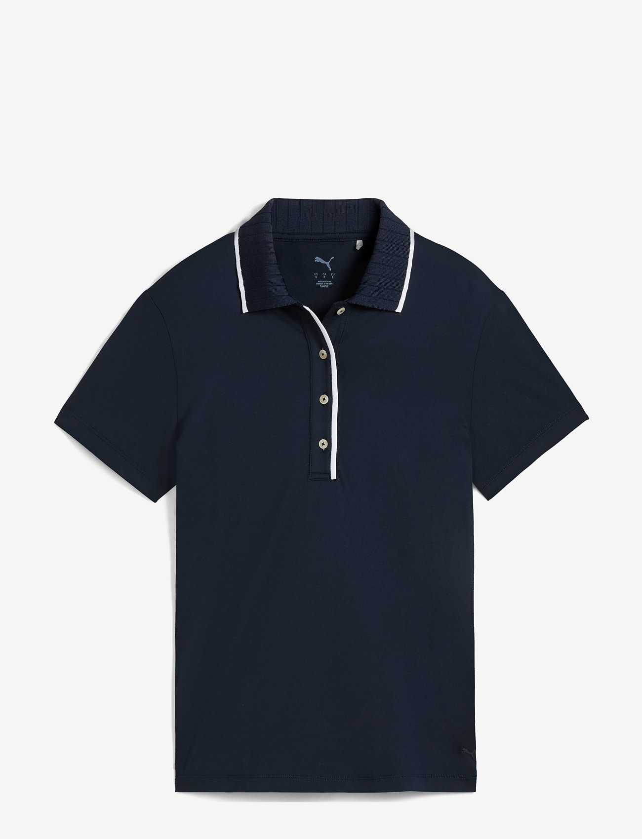 PUMA Golf - W Cloudspun Bridges SS Polo - polos - deep navy - 1