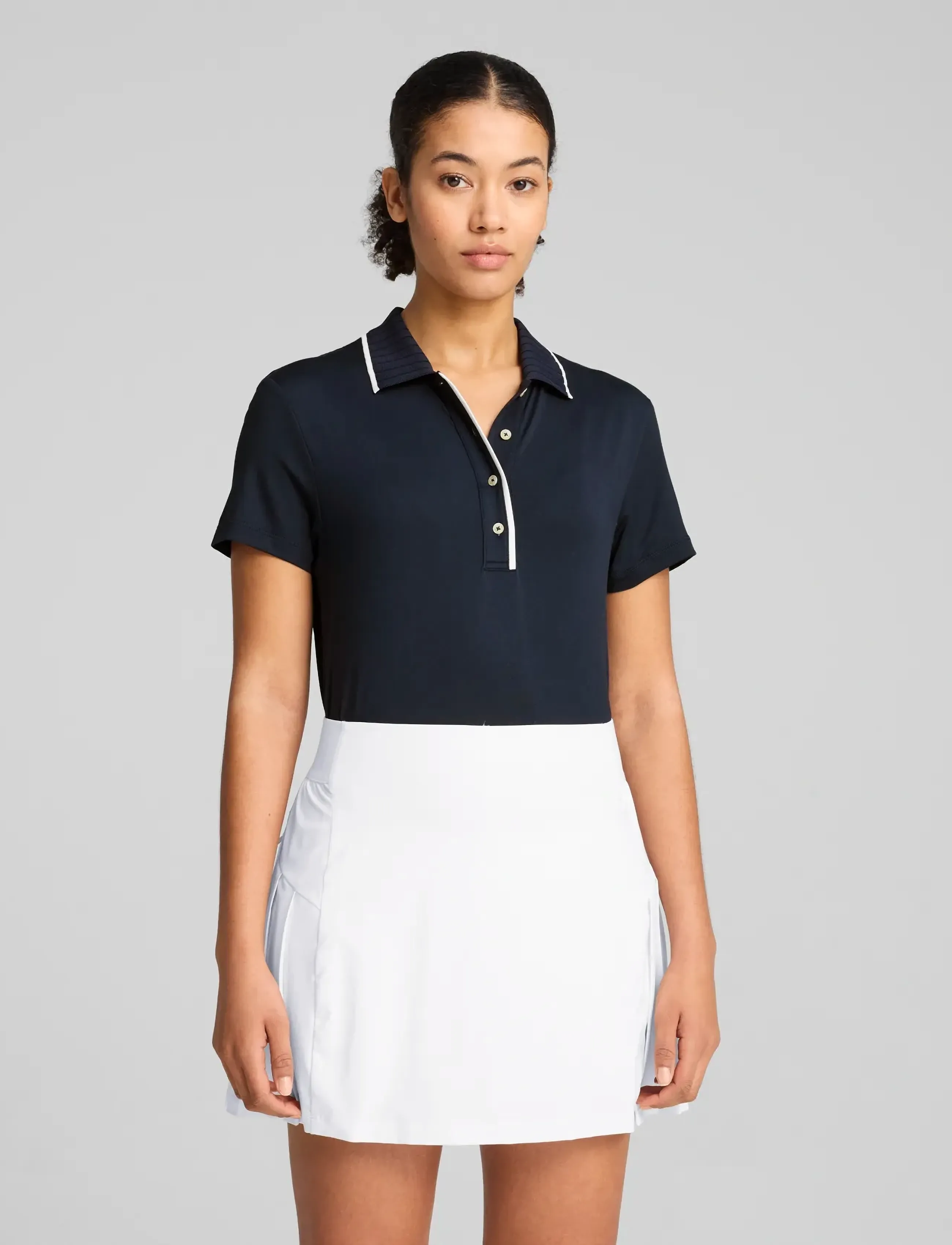 PUMA Golf W Cloudspun Bridges Ss Polo, S, Navy, Sports Overdele & T-shirts > Sport Polos, Dame