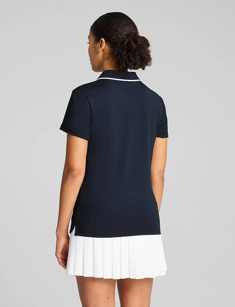 PUMA Golf - W Cloudspun Bridges SS Polo - toppe & t-shirts - deep navy - 3
