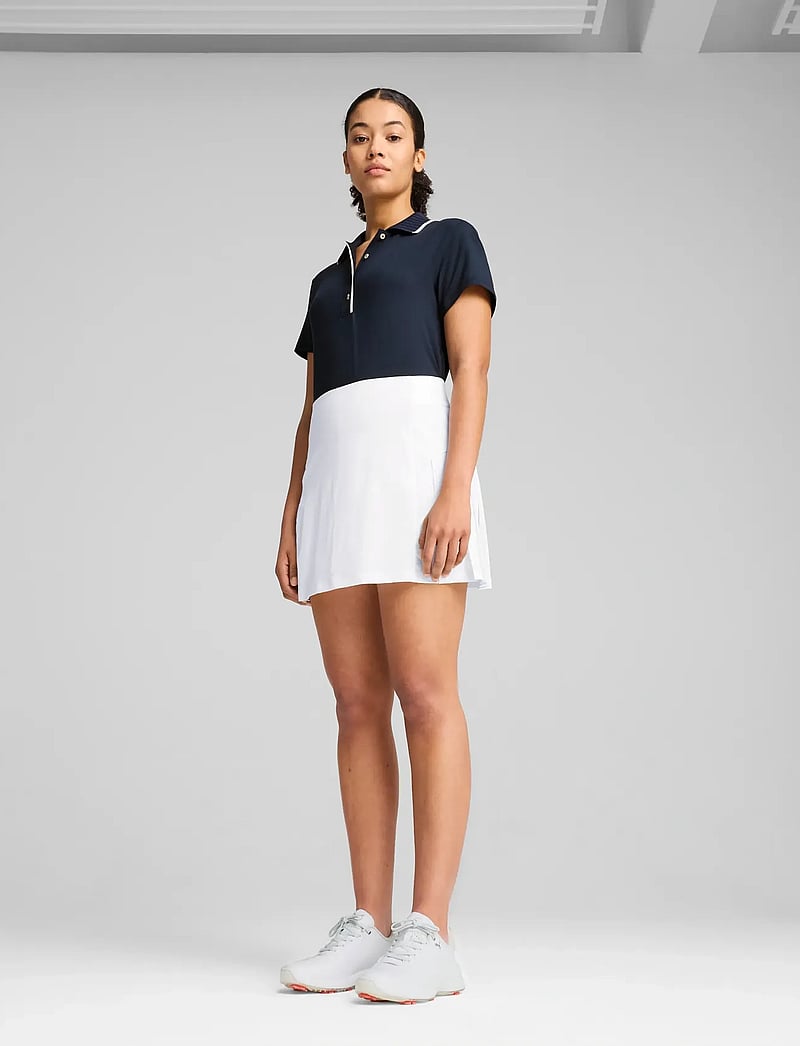 PUMA Golf - W Cloudspun Bridges SS Polo - toppe & t-shirts - deep navy - 4