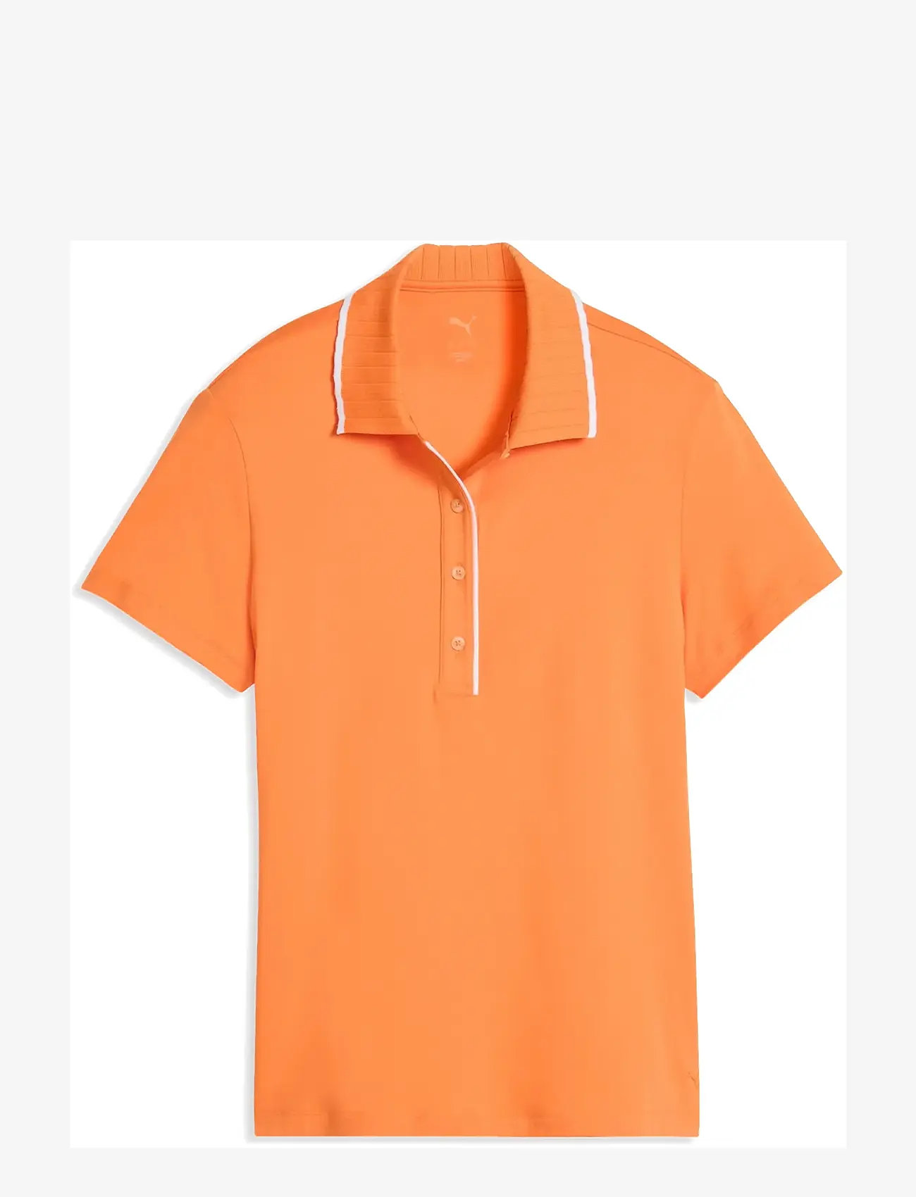 PUMA Golf - W Cloudspun Bridges SS Polo - oberteile & t-shirts - melon glow - 0