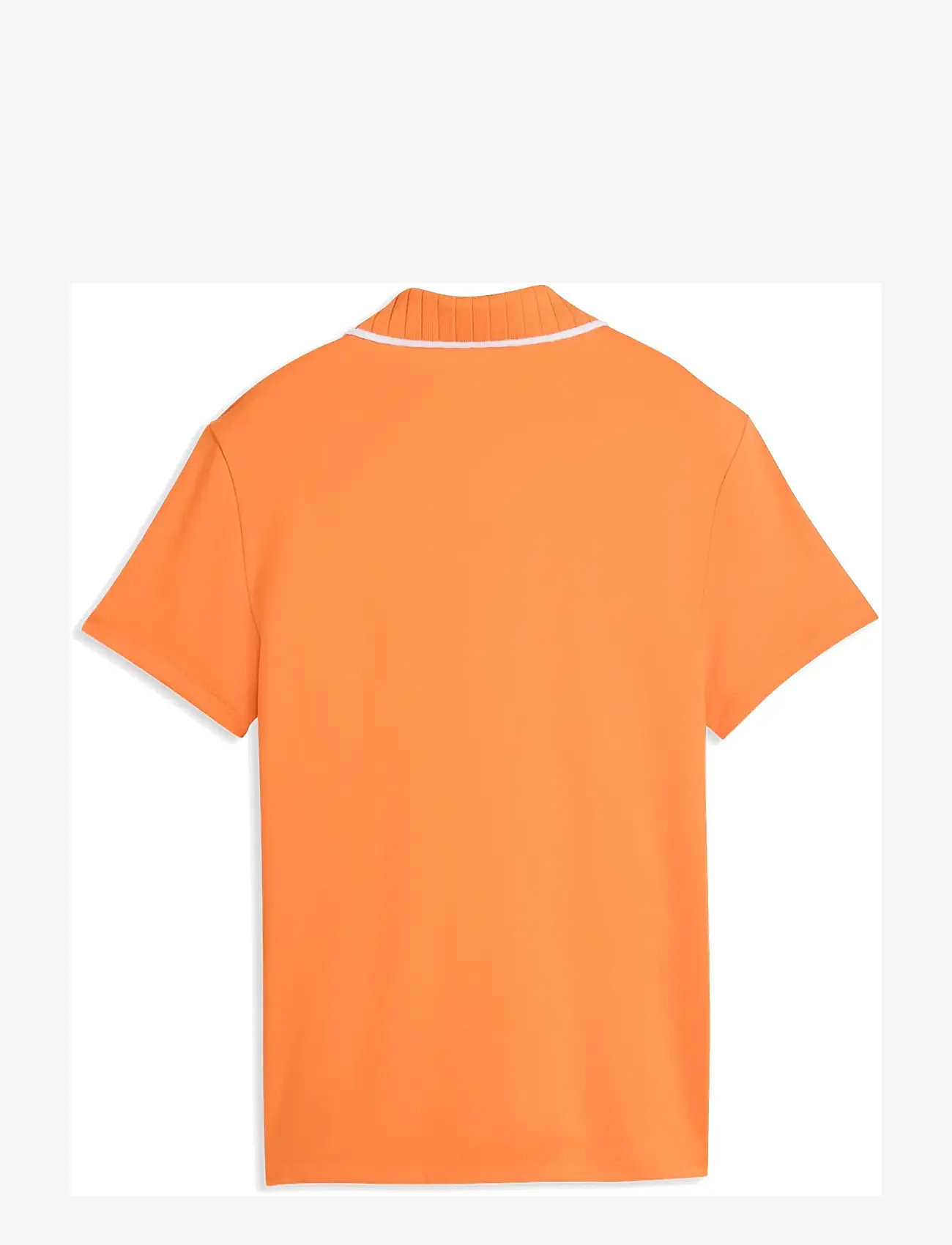 PUMA Golf - W Cloudspun Bridges SS Polo - oberteile & t-shirts - melon glow - 1