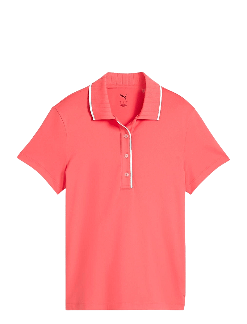 PUMA Golf - W Cloudspun Bridges SS Polo - oberteile & t-shirts - peach frost - 0