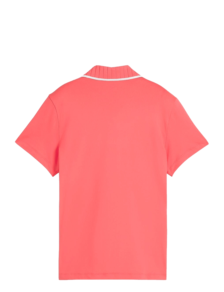 PUMA Golf - W Cloudspun Bridges SS Polo - toppar & t-shirts - peach frost - 1