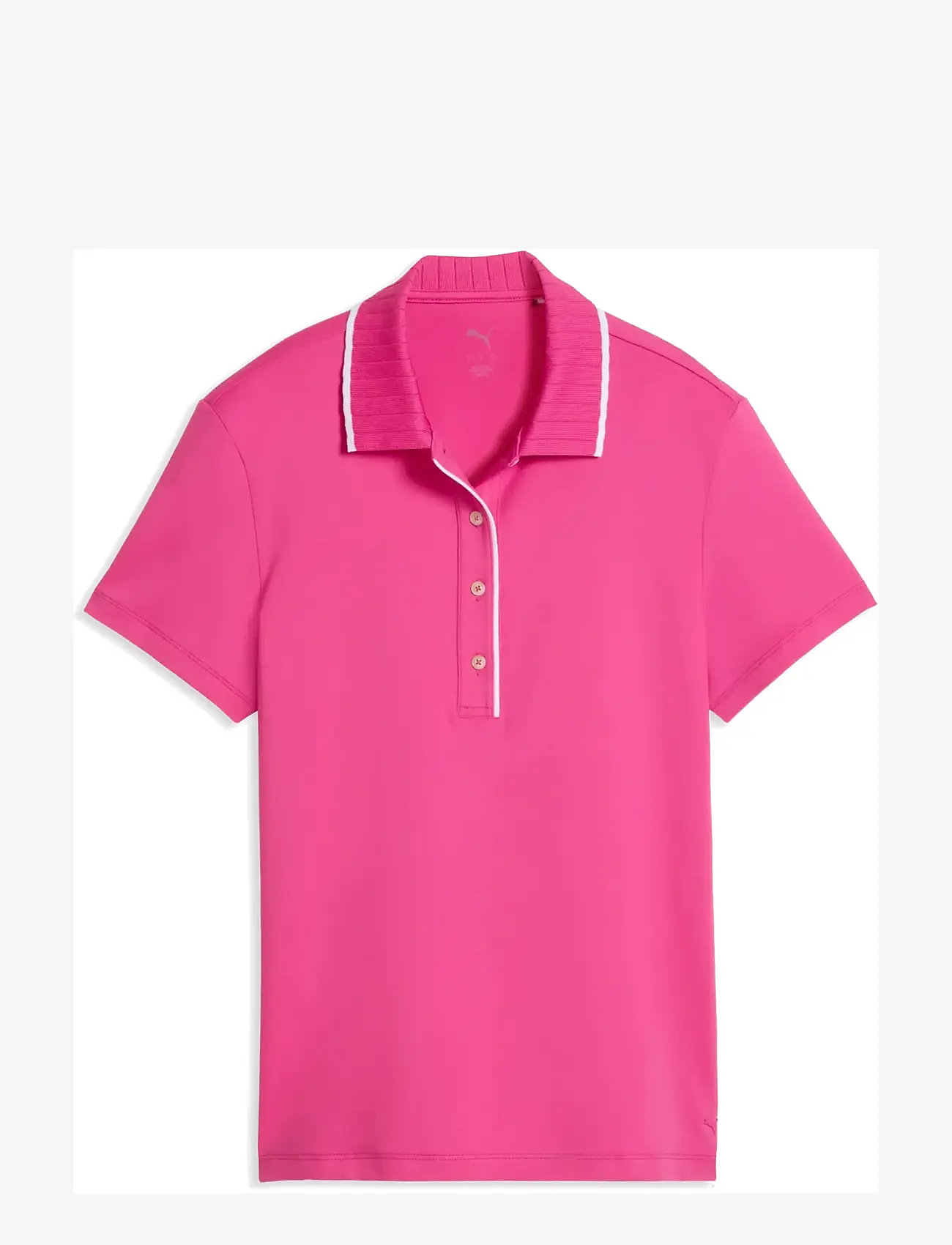 PUMA Golf - W Cloudspun Bridges SS Polo - toppar & t-shirts - pink opal - 0
