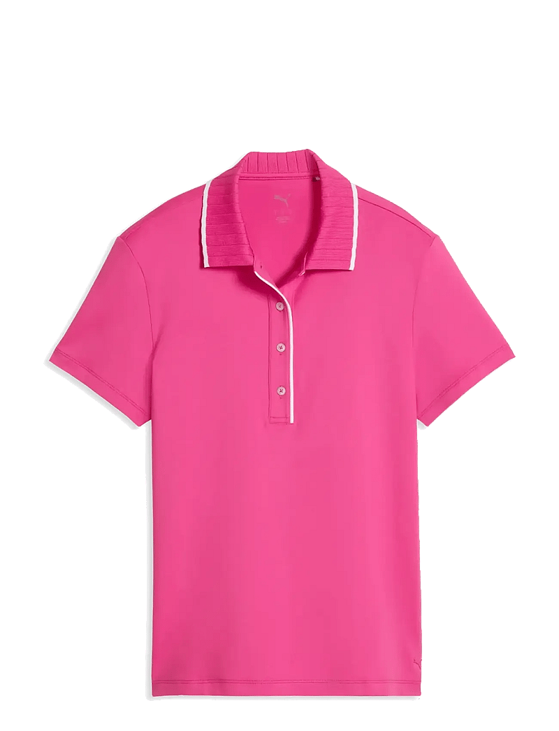 PUMA Golf - W Cloudspun Bridges SS Polo - toppar & t-shirts - pink opal - 0