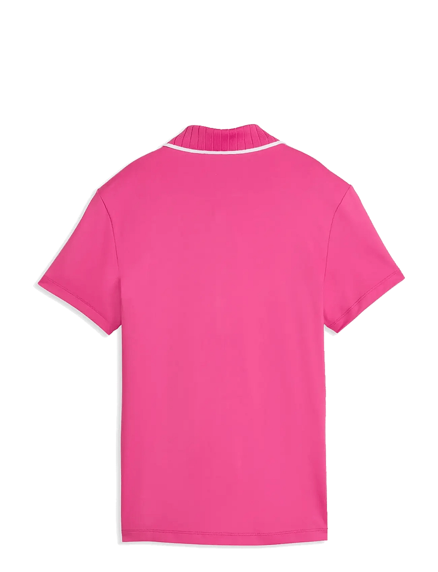 PUMA Golf - W Cloudspun Bridges SS Polo - tops & t-shirts - pink opal - 1