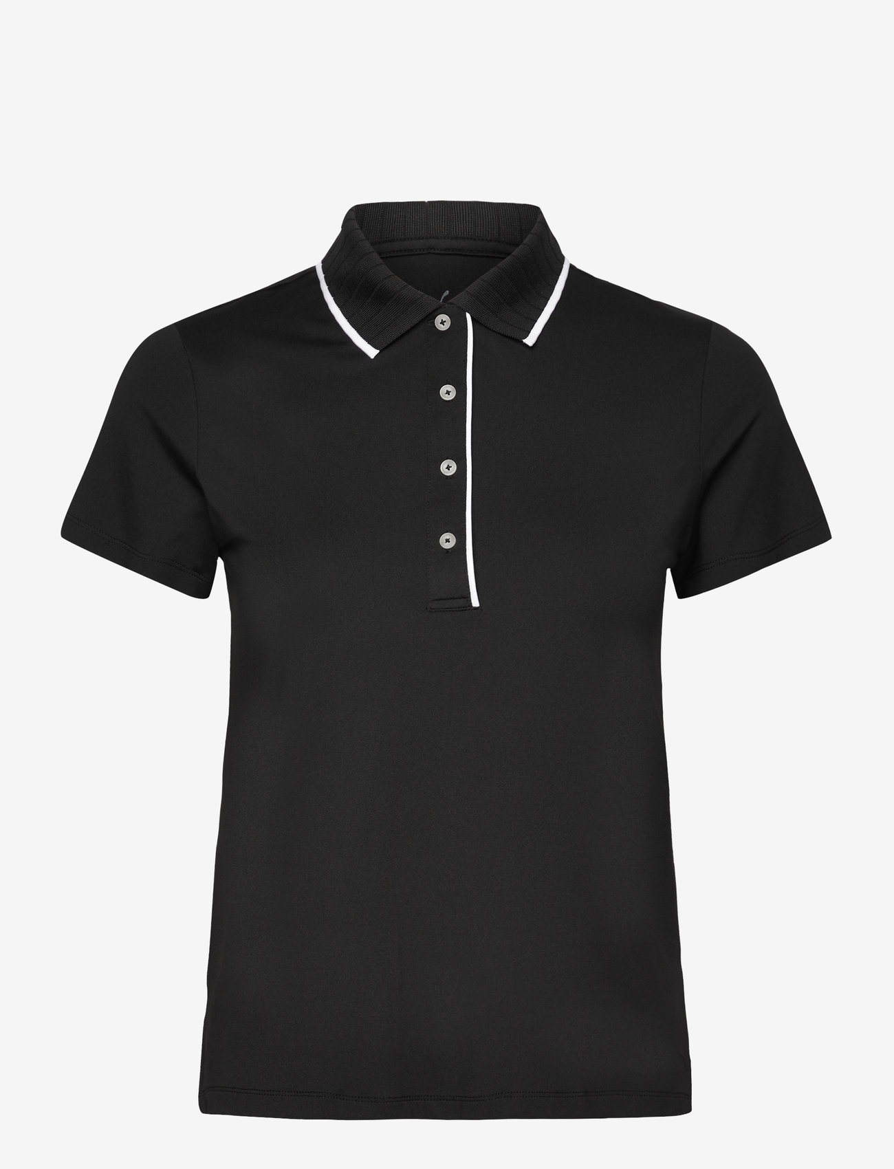 PUMA Golf - W Cloudspun Bridges SS Polo - polos - puma black - 0