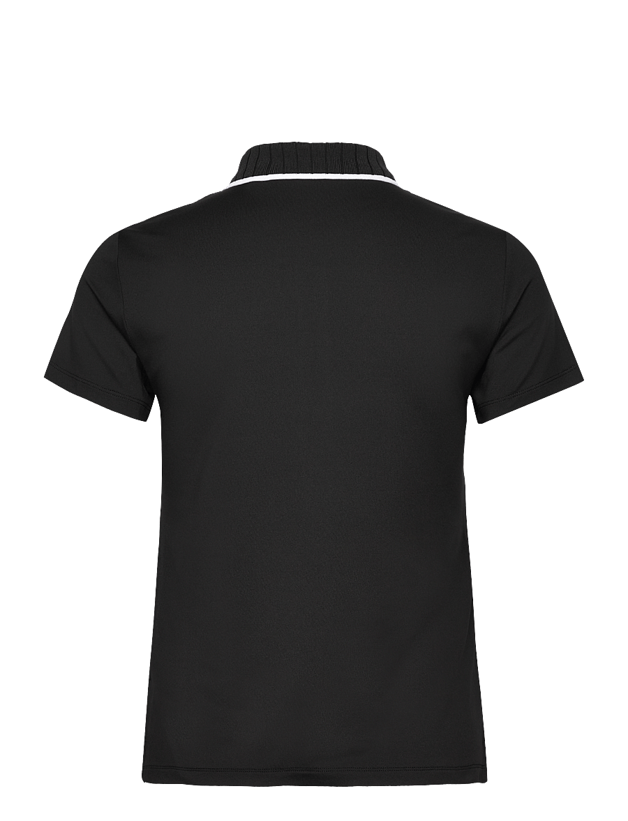 PUMA Golf - W Cloudspun Bridges SS Polo - toppe & t-shirts - puma black - 1