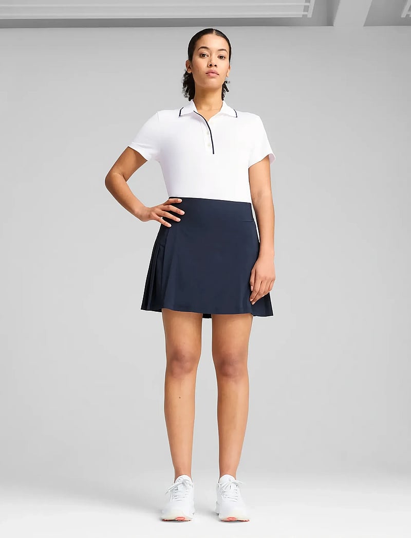 PUMA Golf - W Cloudspun Bridges SS Polo - toppar & t-shirts - white glow - 4