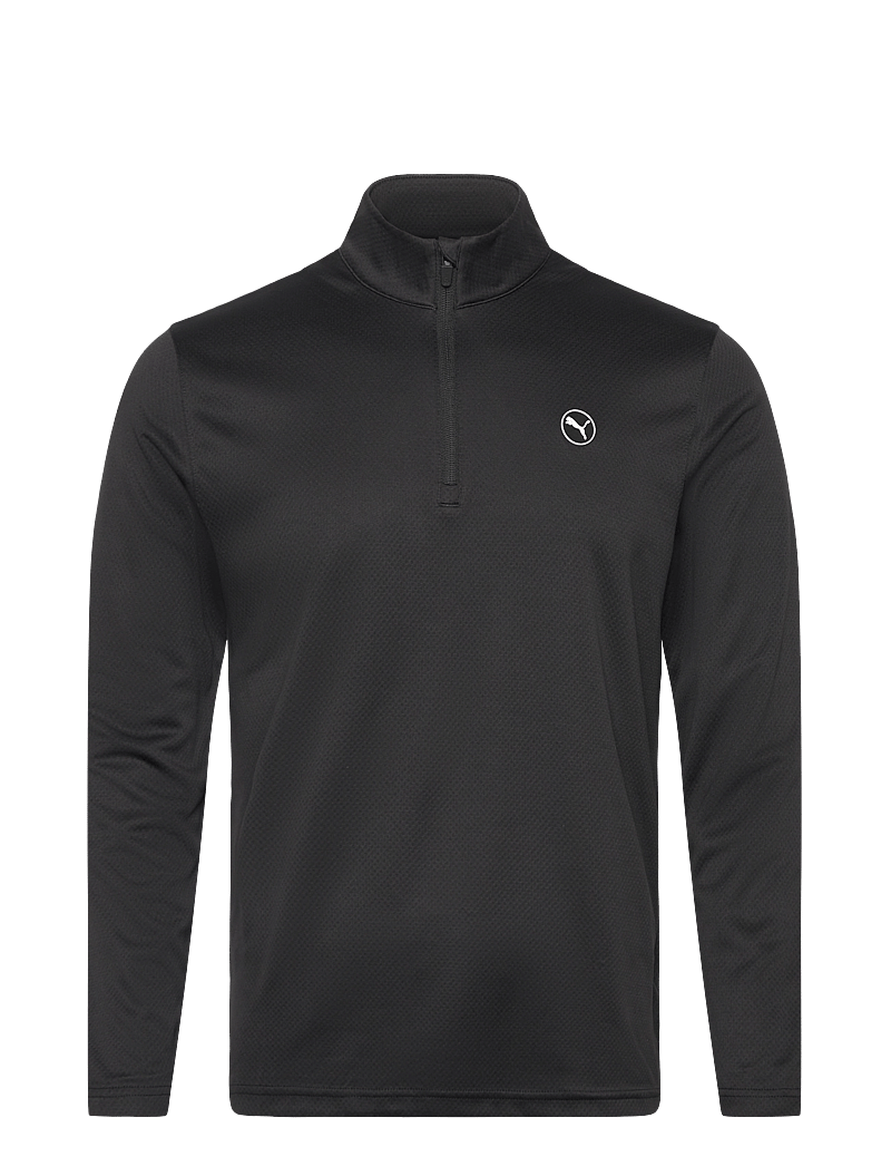 PUMA Golf - Pure 2.0 Texture 1/4 Zip - fleece & midlayer - puma black - 0