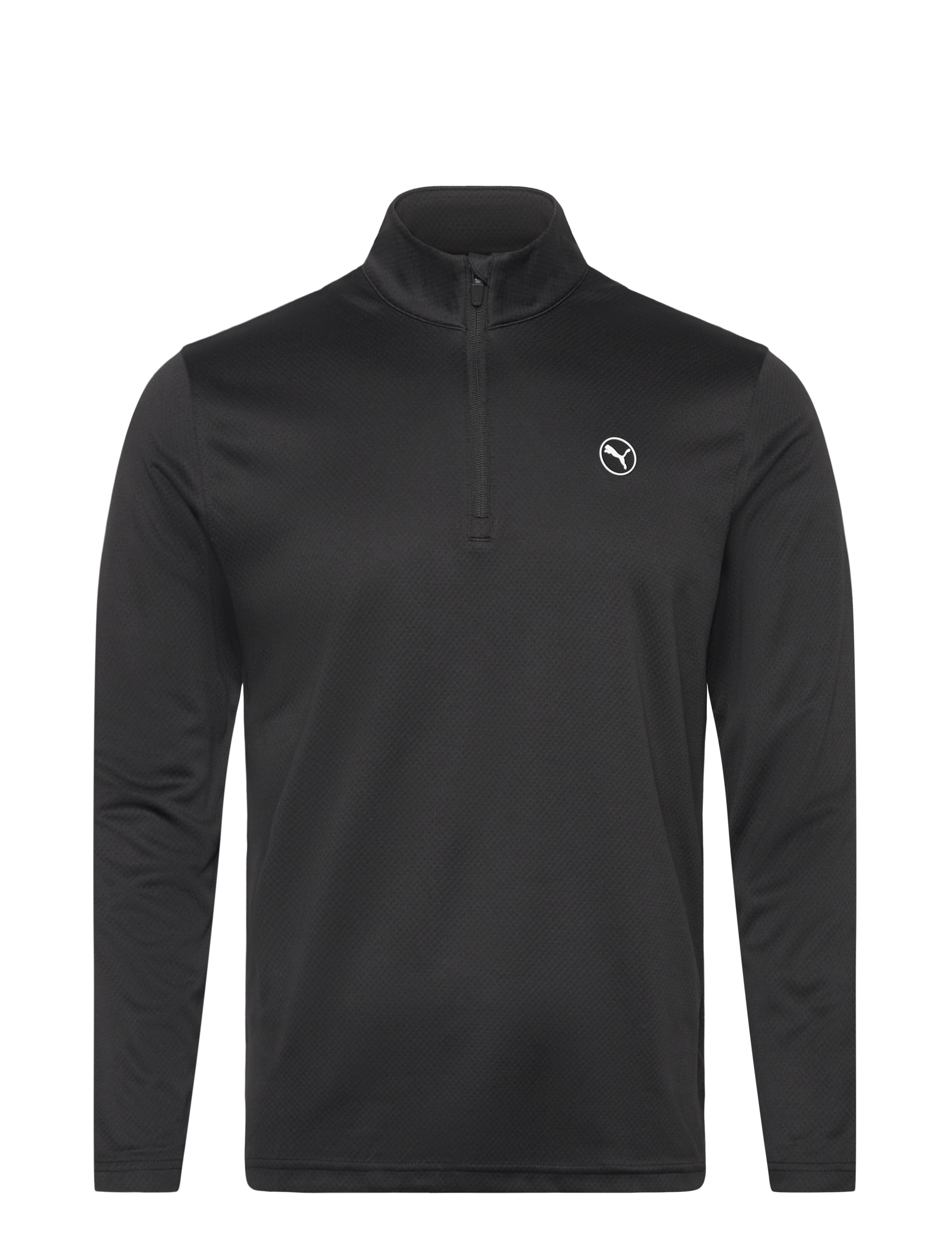 PUMA Golf Pure 2.0 Texture 1/4 Zip - Kläder - PUMA BLACK / black