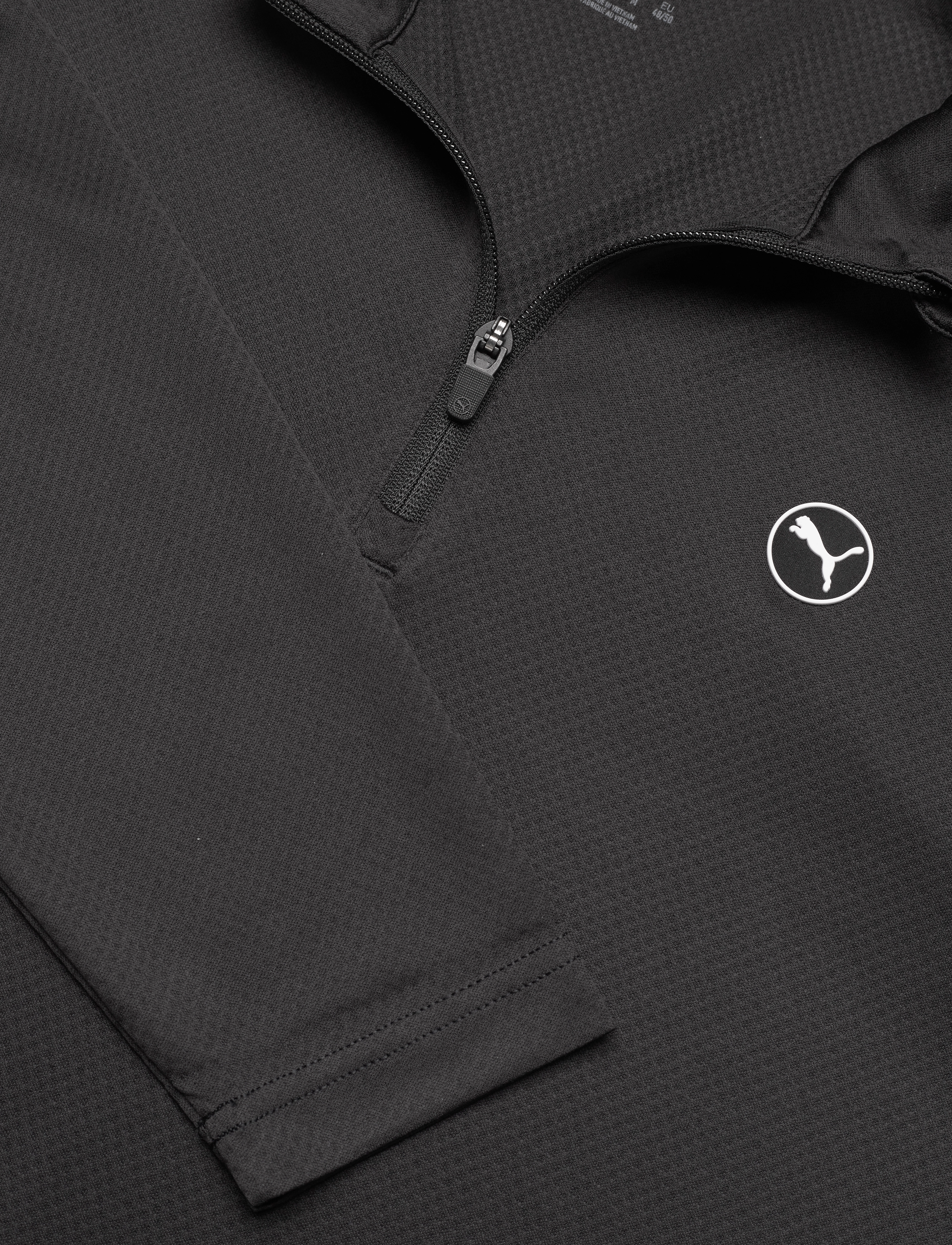 PUMA Golf - Pure 2.0 Texture 1/4 Zip - fliis - puma black - 2