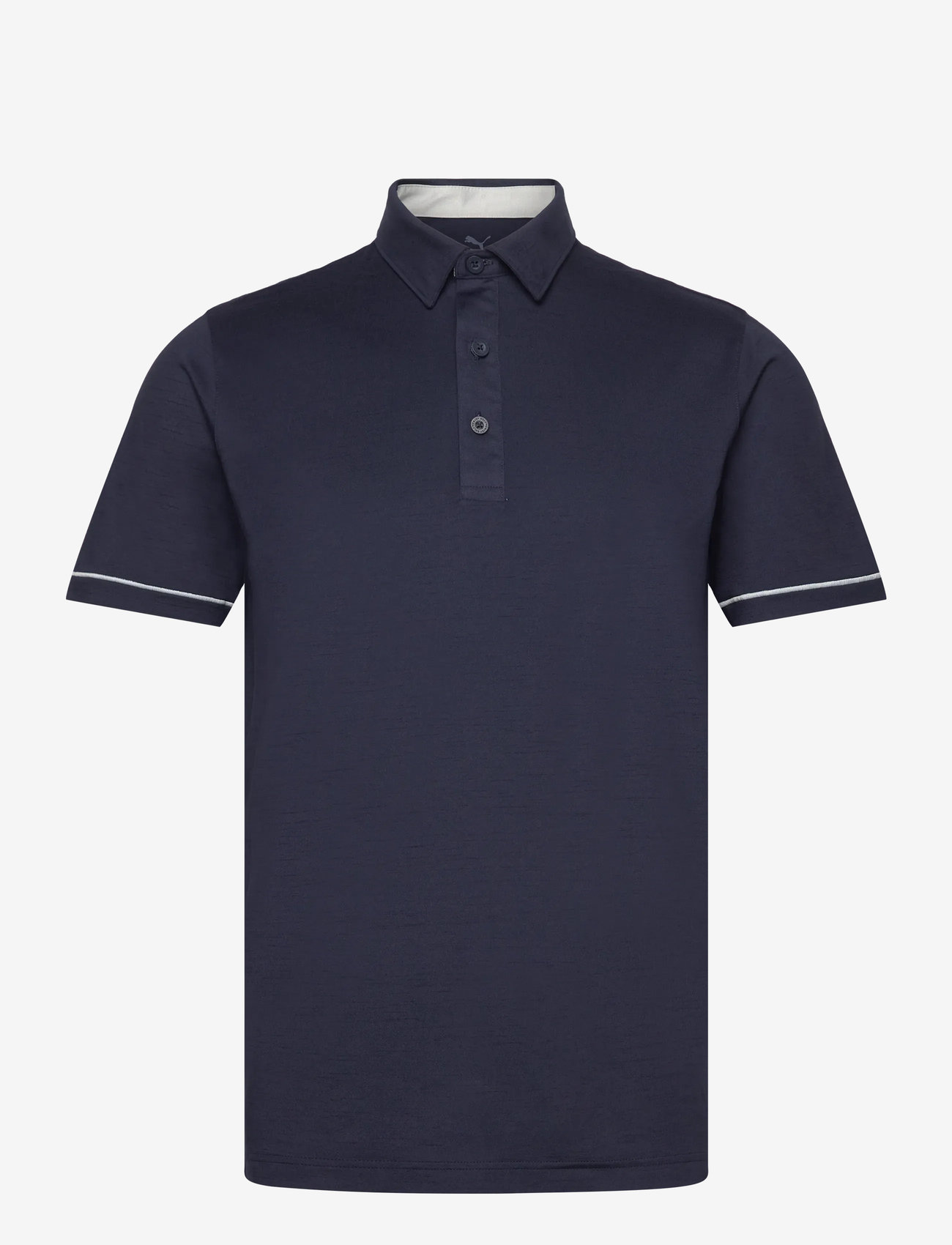 PUMA Golf - Cloudspun Haystack 2.0 Polo - oberteile & t-shirts - deep navy heather - 0
