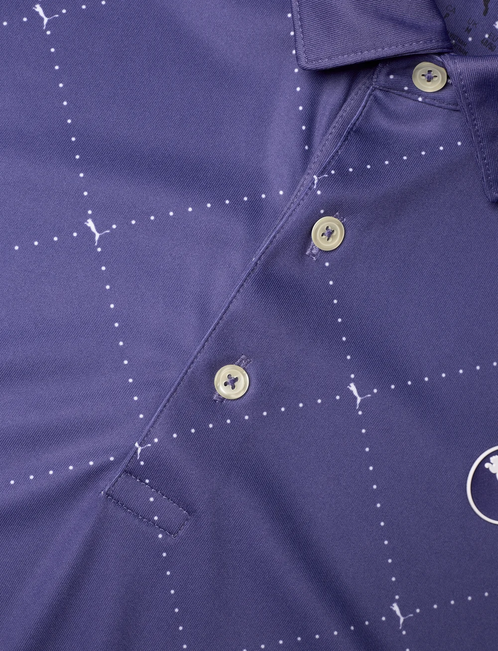 PUMA Golf - Pure 2.0 Argyle Polo - toppar & t-shirts - blue crystal-deep navy - 2