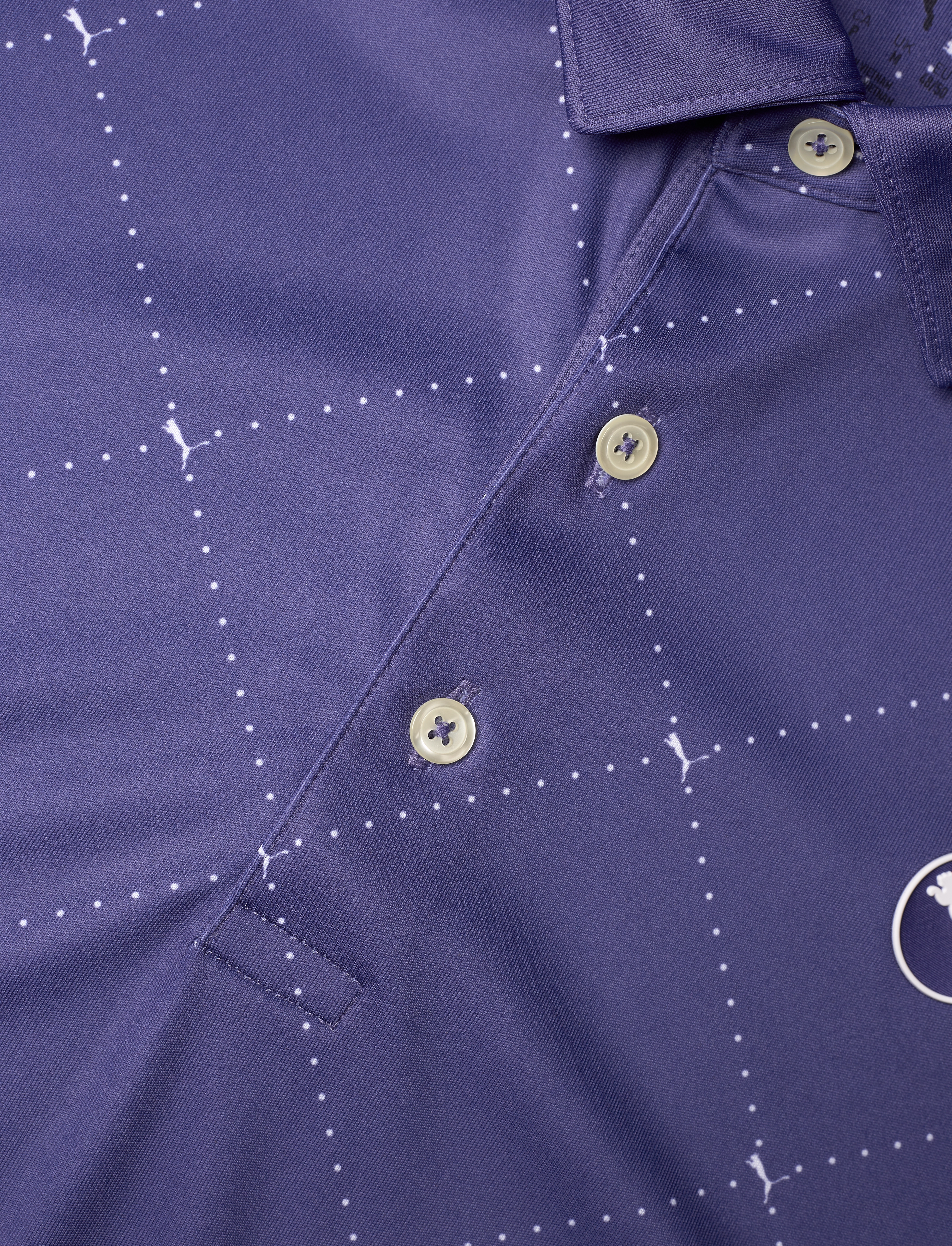 PUMA Golf - Pure 2.0 Argyle Polo - blue crystal-deep navy - 2