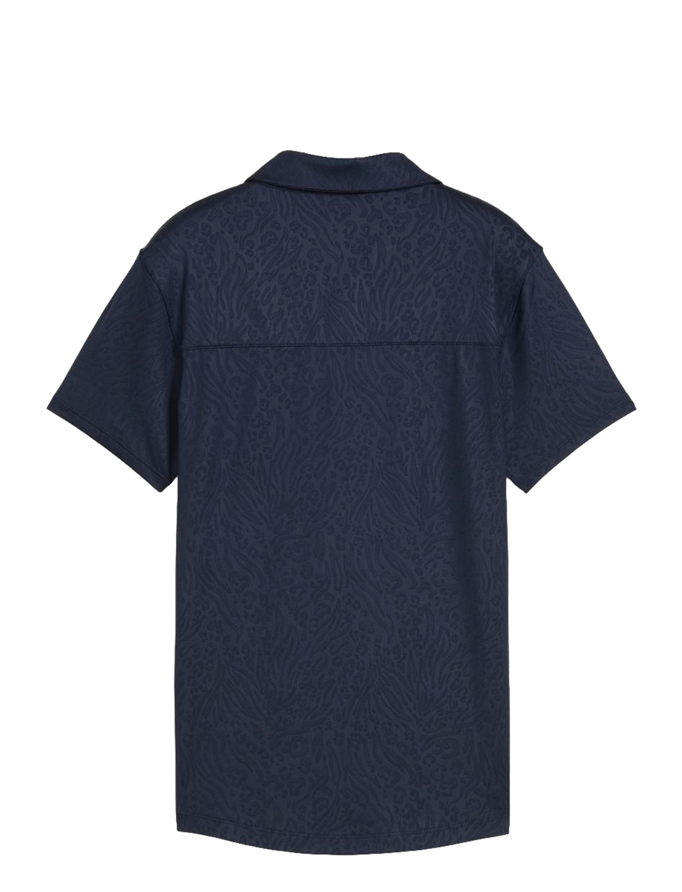 PUMA Golf - W MATTR Animal Deboss SS Polo - oberteile & t-shirts - deep navy - 1