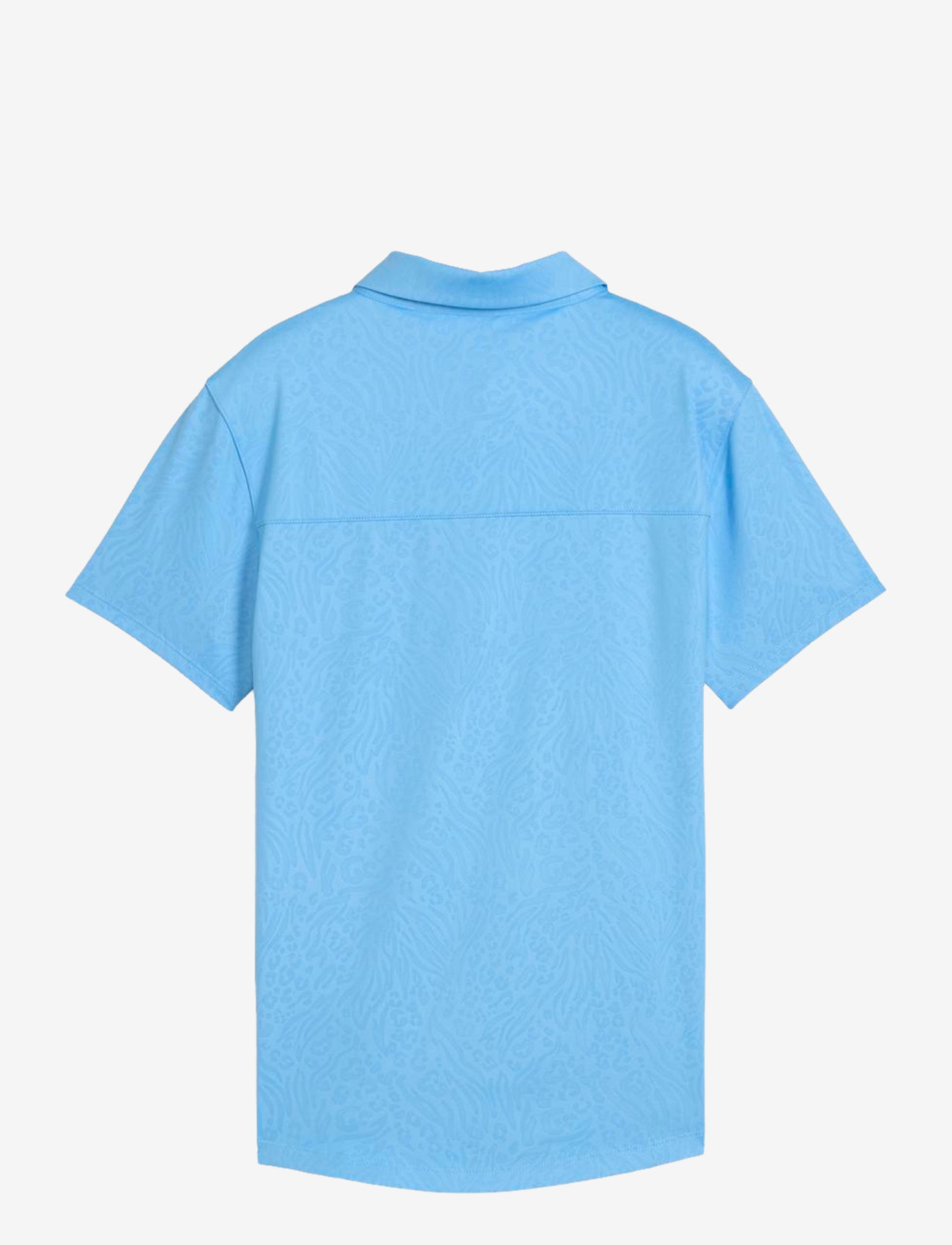 PUMA Golf - W MATTR Animal Deboss SS Polo - toppe & t-shirts - team light blue - 1