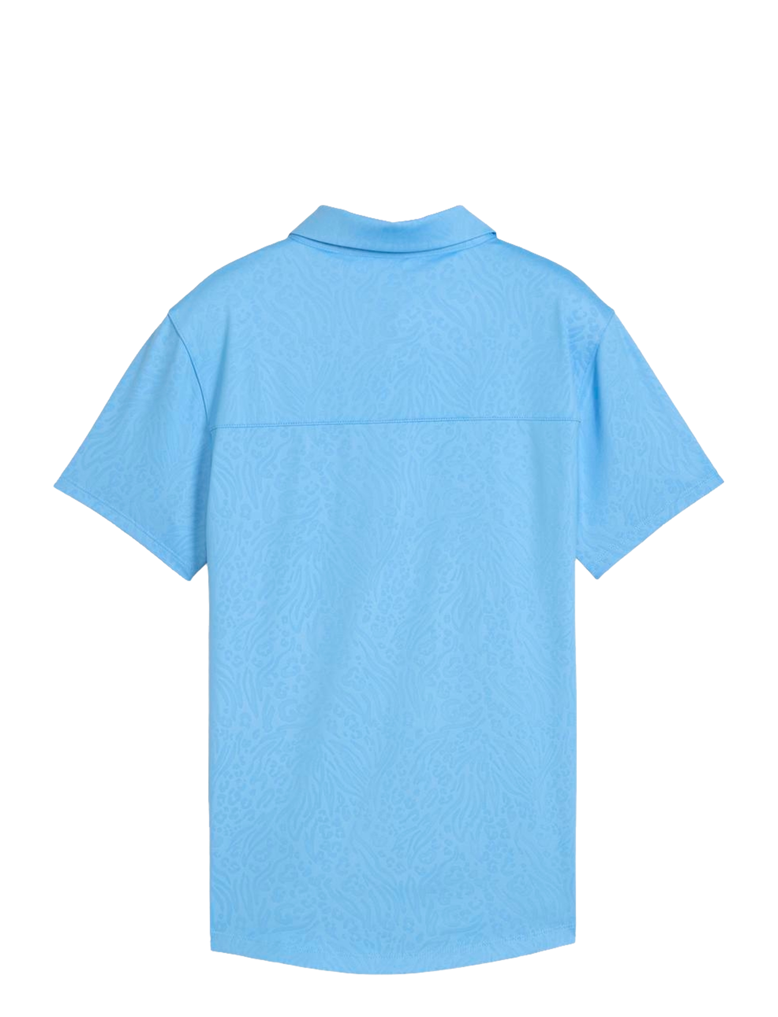PUMA Golf - W MATTR Animal Deboss SS Polo - alussärgid ja t-särgid - team light blue - 1