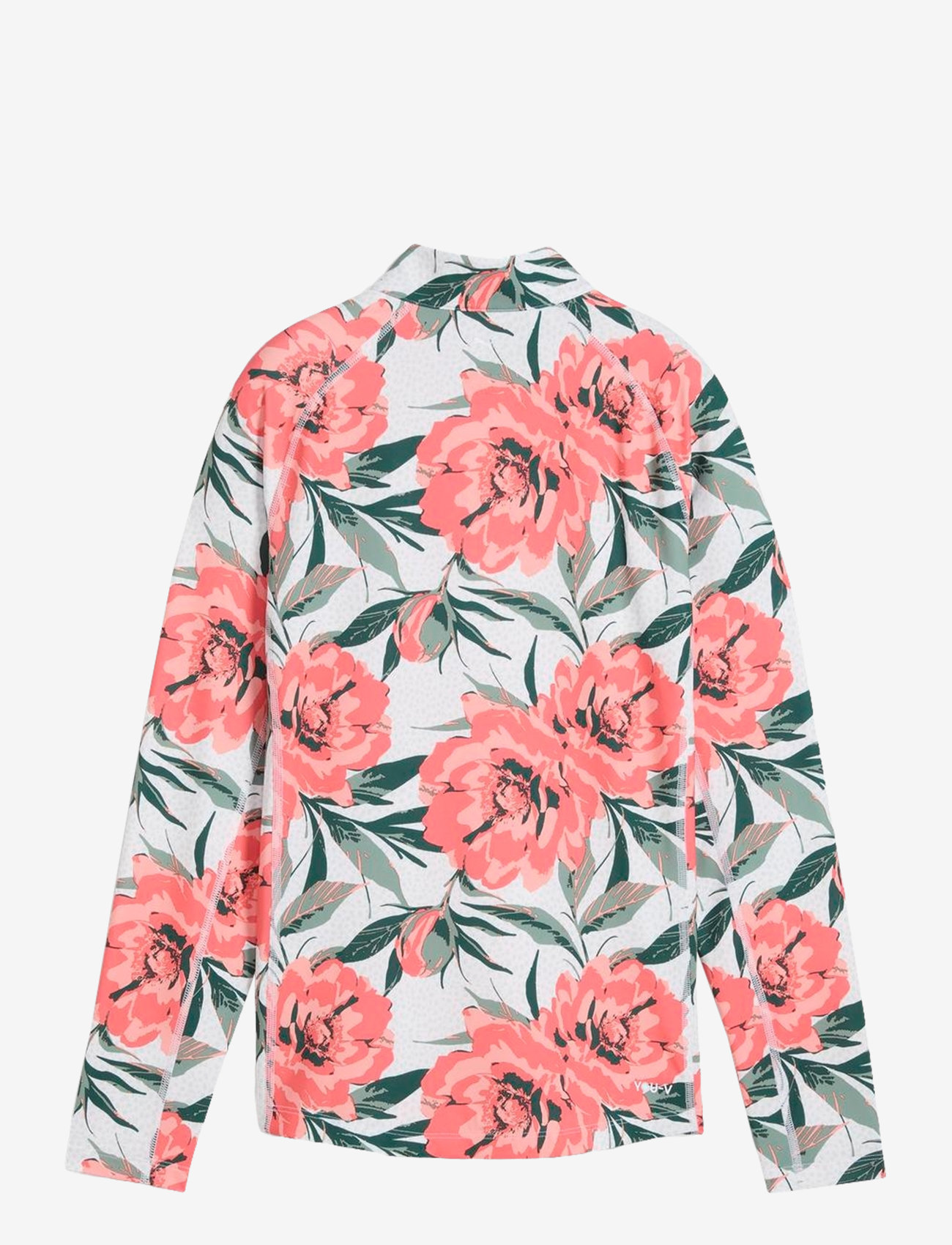 PUMA Golf - W YOU-V Beautiful Game 1/4 Zip - flís og millilög - white glow-peach frost - 1