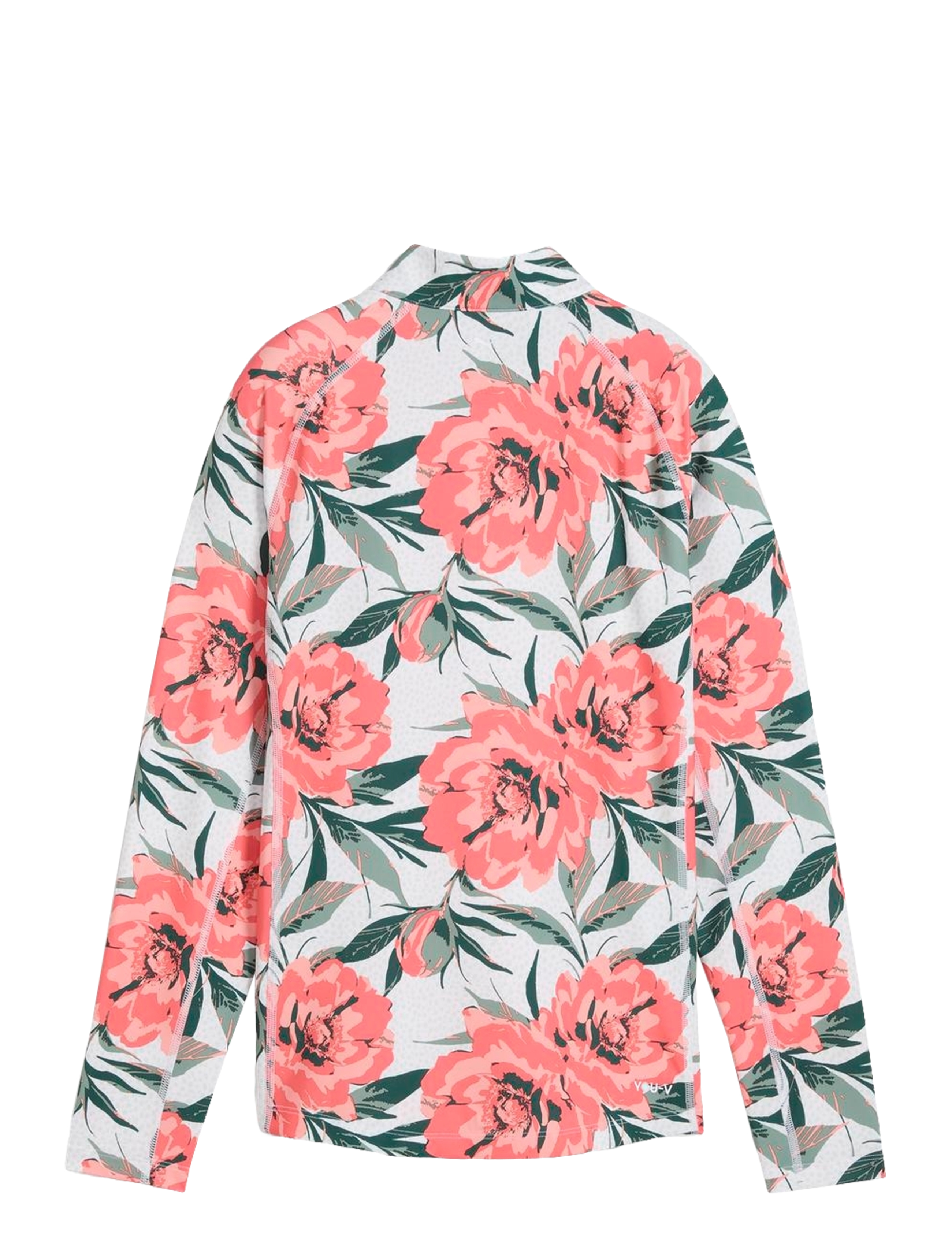 PUMA Golf - W YOU-V Beautiful Game 1/4 Zip - overdele - white glow-peach frost - 1