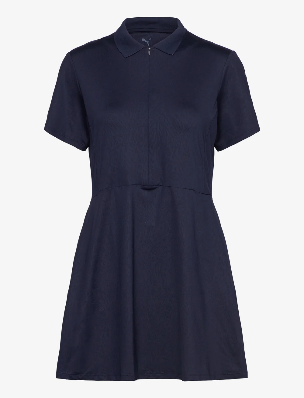 PUMA Golf - W Kassidy Animal Deboss SS Dress - kleider & röcke - deep navy - 0