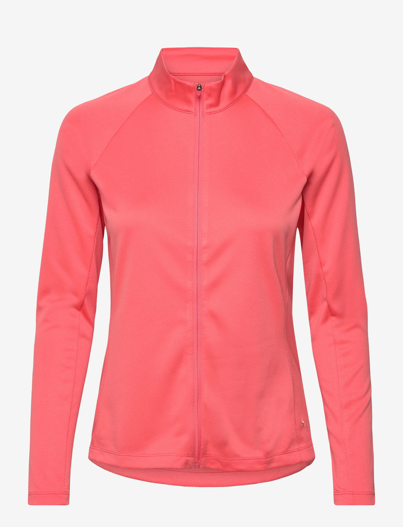 PUMA Golf - W Lightweight Full Zip Knit - alussärgid - peach frost - 0