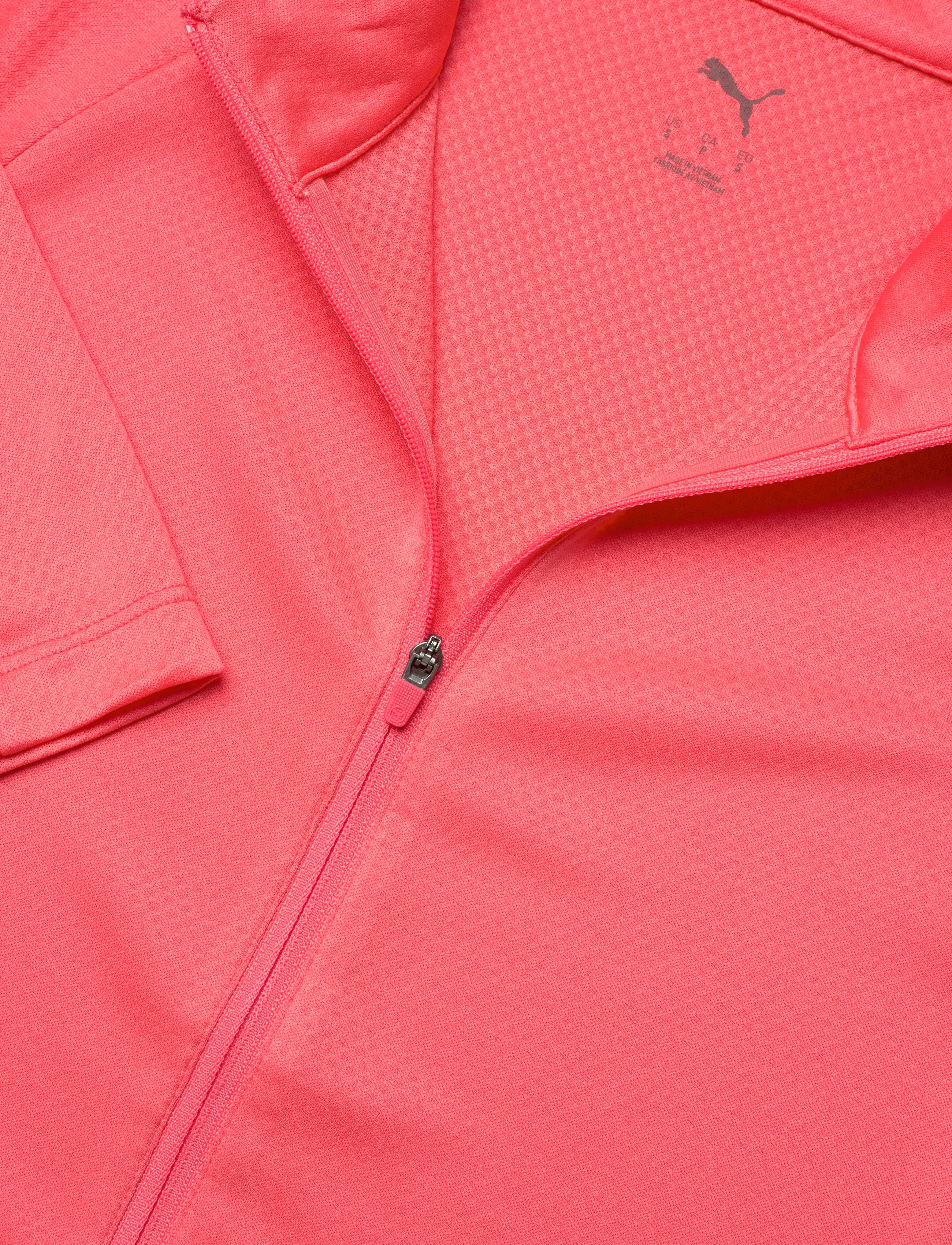PUMA Golf - W Lightweight Full Zip Knit - peach frost - 2