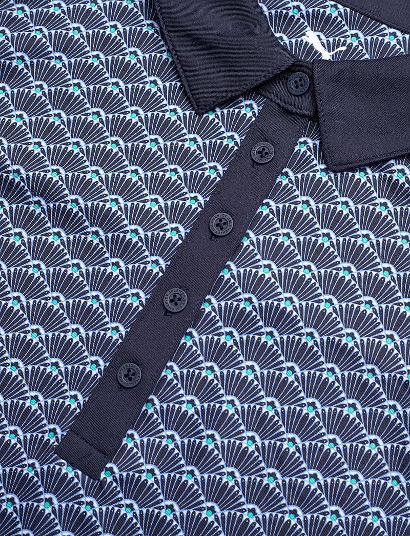 PUMA Golf - W Cloudspun Scallop SL Polo - toppe & t-shirts - deep navy - 2