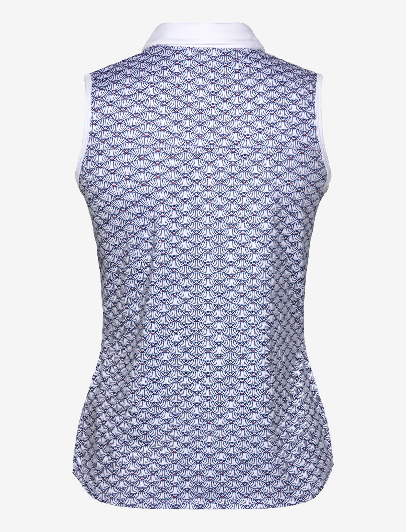 PUMA Golf - W Cloudspun Scallop SL Polo - tank tops - white glow - 1