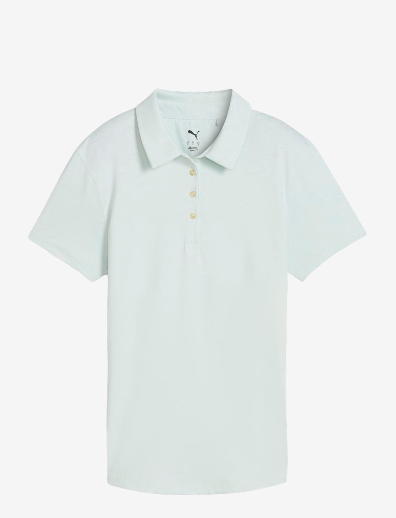 PUMA Golf - W MATTR Lianas Jacquard SS Polo - toppar & t-shirts - peaceful blue - 0