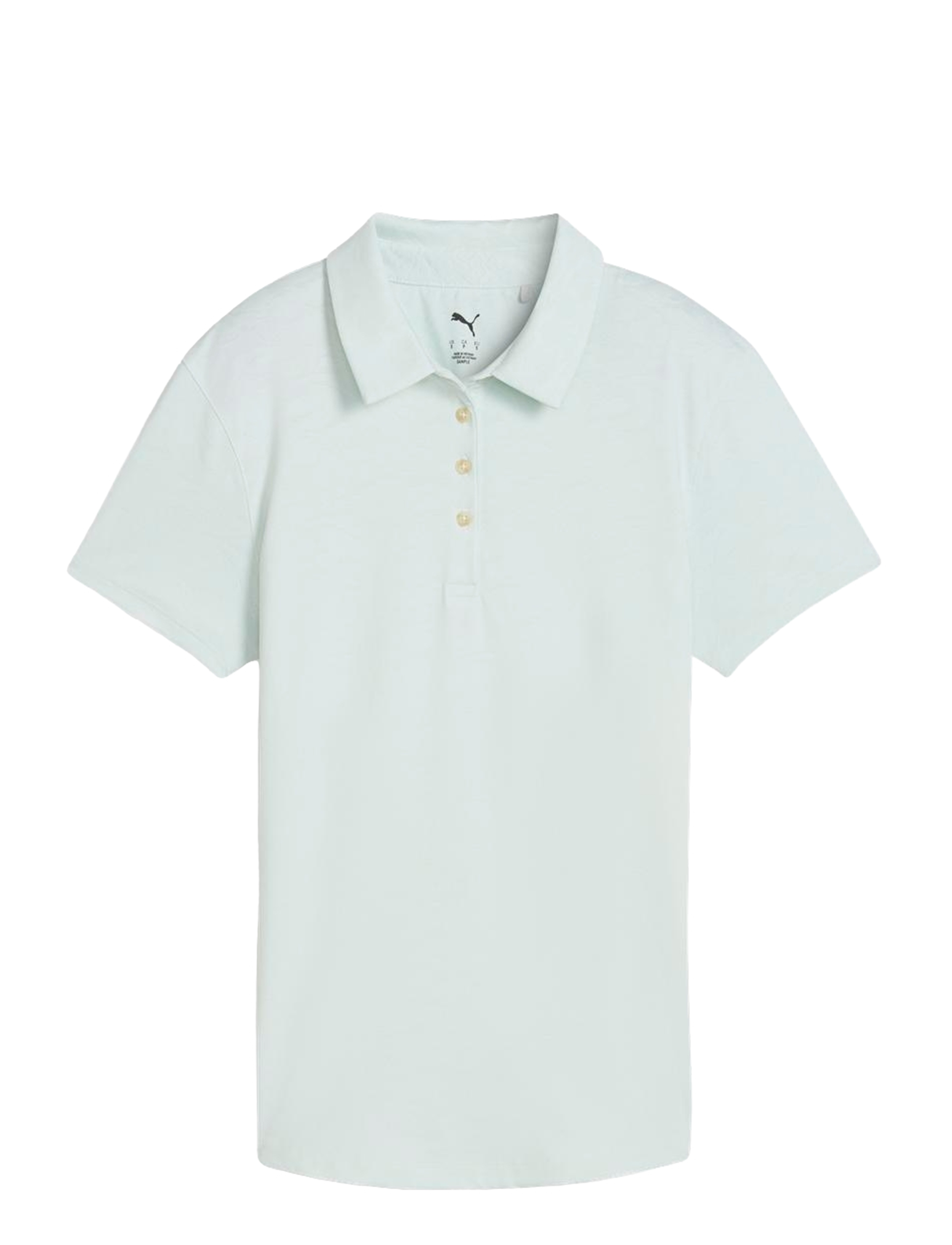 PUMA Golf - W MATTR Lianas Jacquard SS Polo - toppe & t-shirts - peaceful blue - 0
