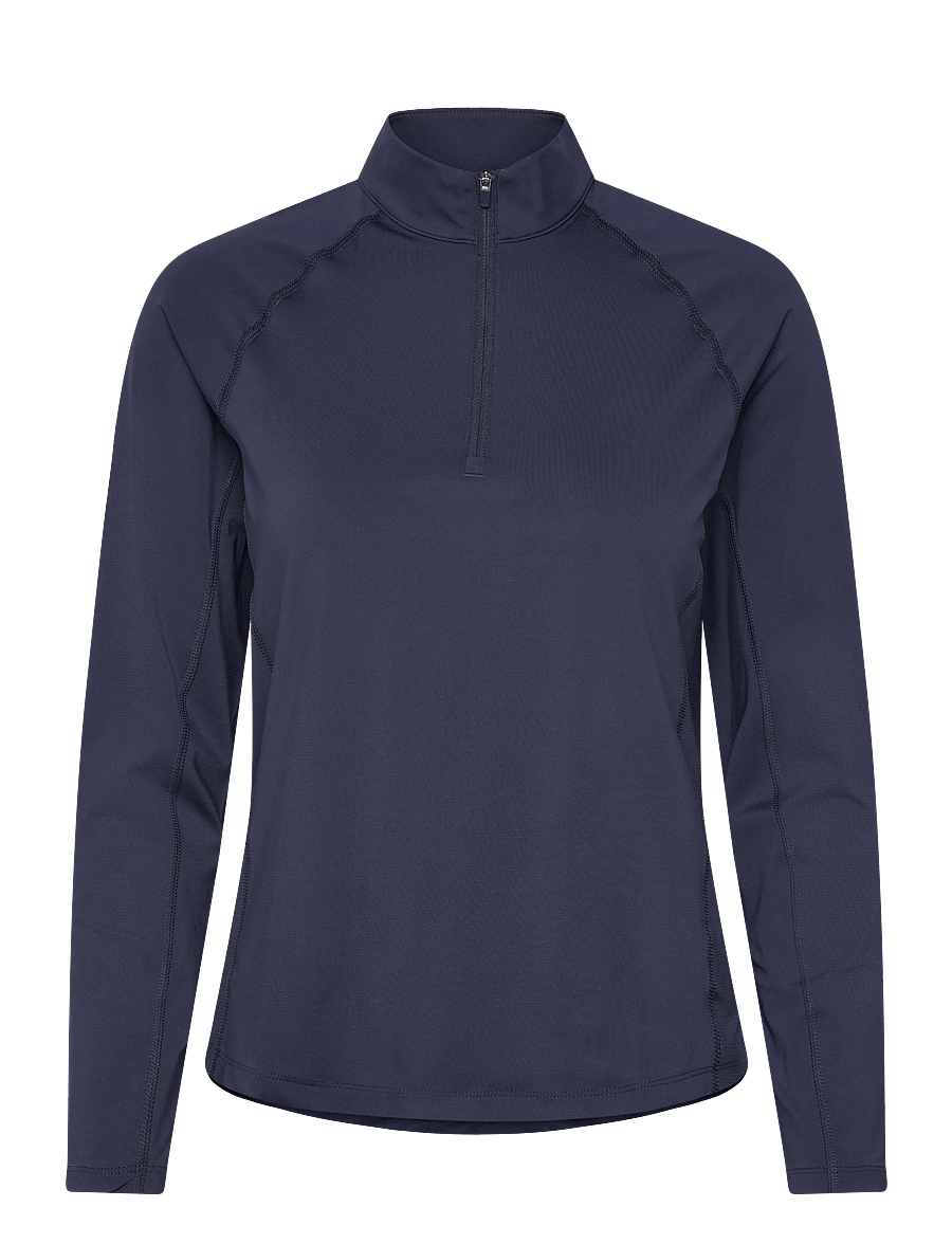 PUMA Golf - W YOU-V Solid 1/4 Zip - oberteile - deep navy - 0