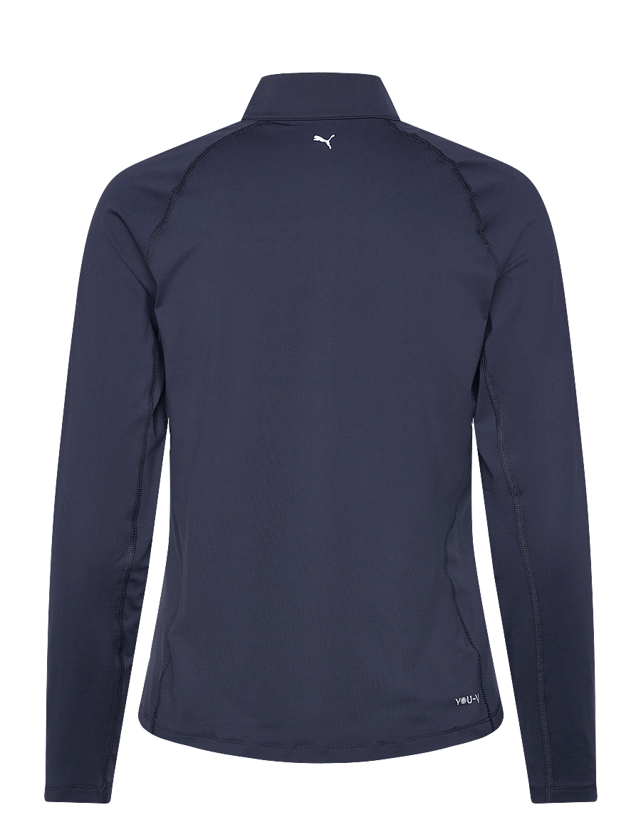 PUMA Golf - W YOU-V Solid 1/4 Zip - oberteile - deep navy - 1